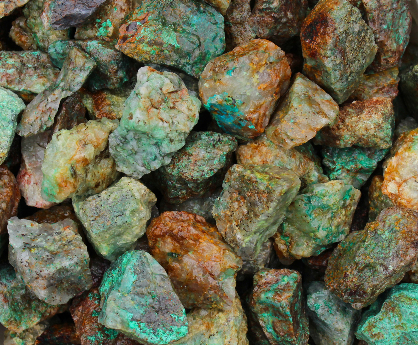 Chrysocolla – Rough Rocks for Tumbling – Bulk Wholesale 1LB options