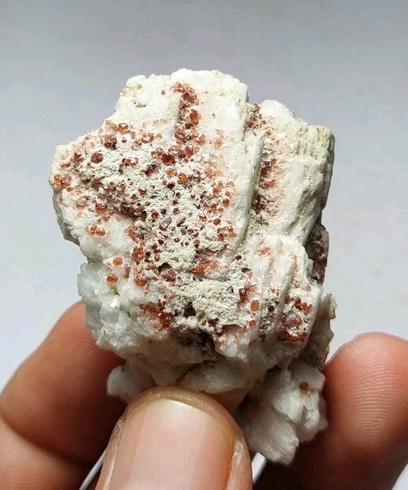 2 Pieces 76 Grams Spessartine Garnet Cluster Crystals Mineral Specimen PAKISTAN
