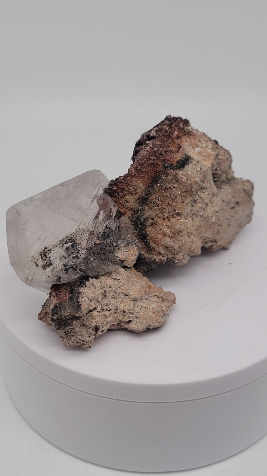 Excellent Selenite In Matrix Crystal from Naica Mine, Chihuahua Mexico 226 Grams
