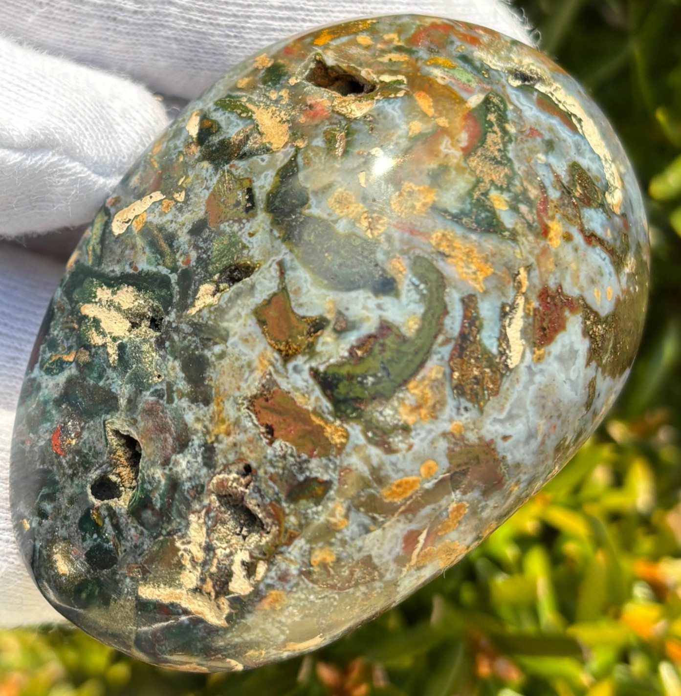 USA SALE 242g LOT OCEAN JASPER OJ PALMSTONES PALM STONES Palm Stone