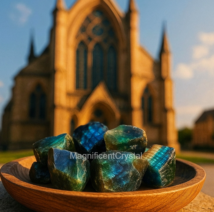 3PCS Raw Labradorite Stone Rainbow Crystal Rough Rocks Healing Gift Art Displays