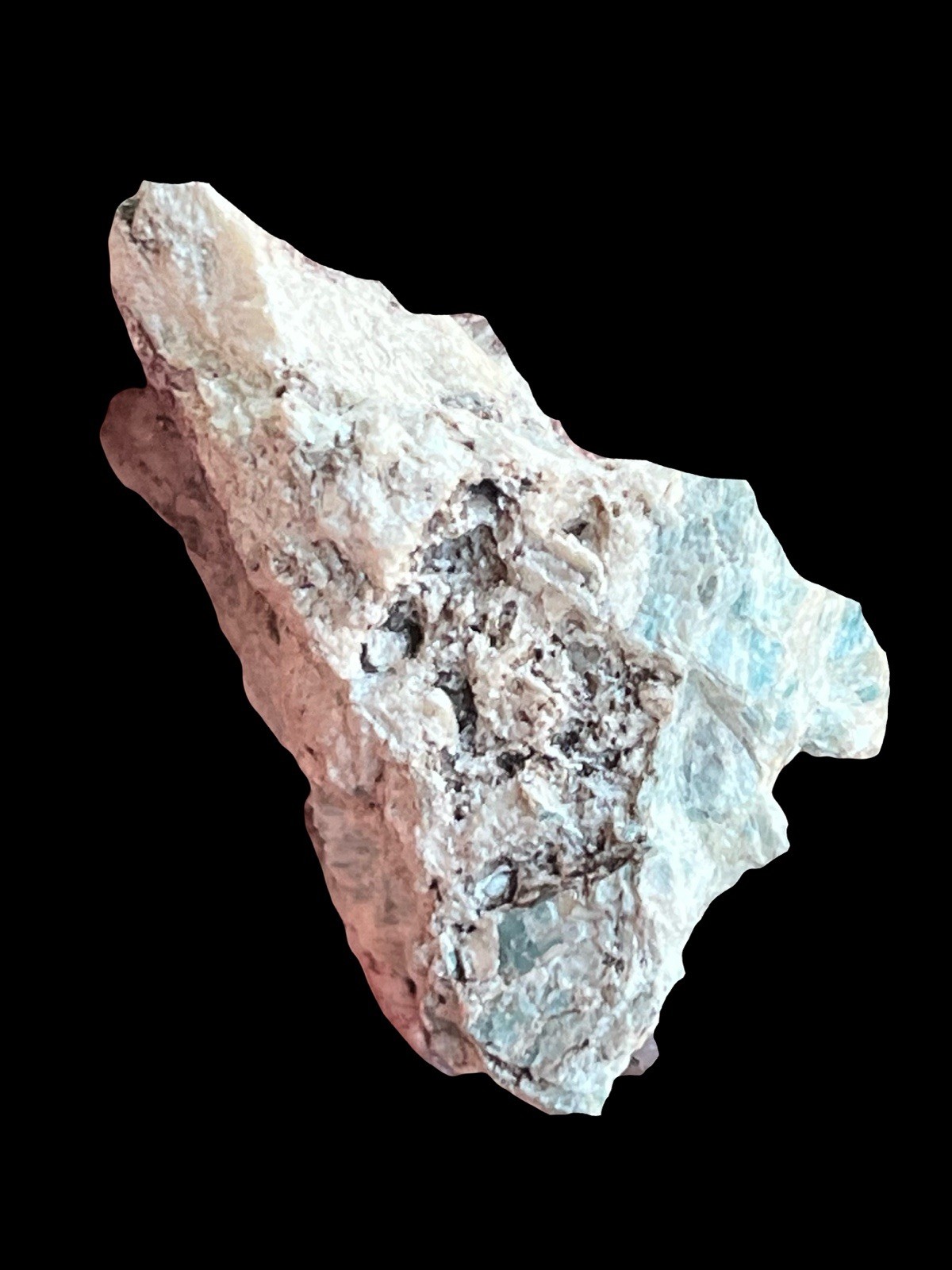 Kyanite And Quartz Specimen. Graves Mountain. Rocks Minerals Crystals Gemstones