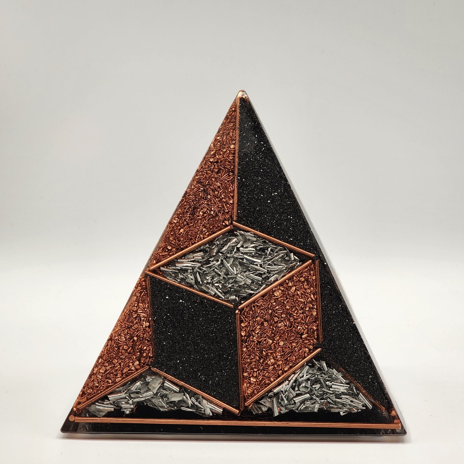 Orgonite Handmade Pyramid – Energy Balancing, Positive Transformation