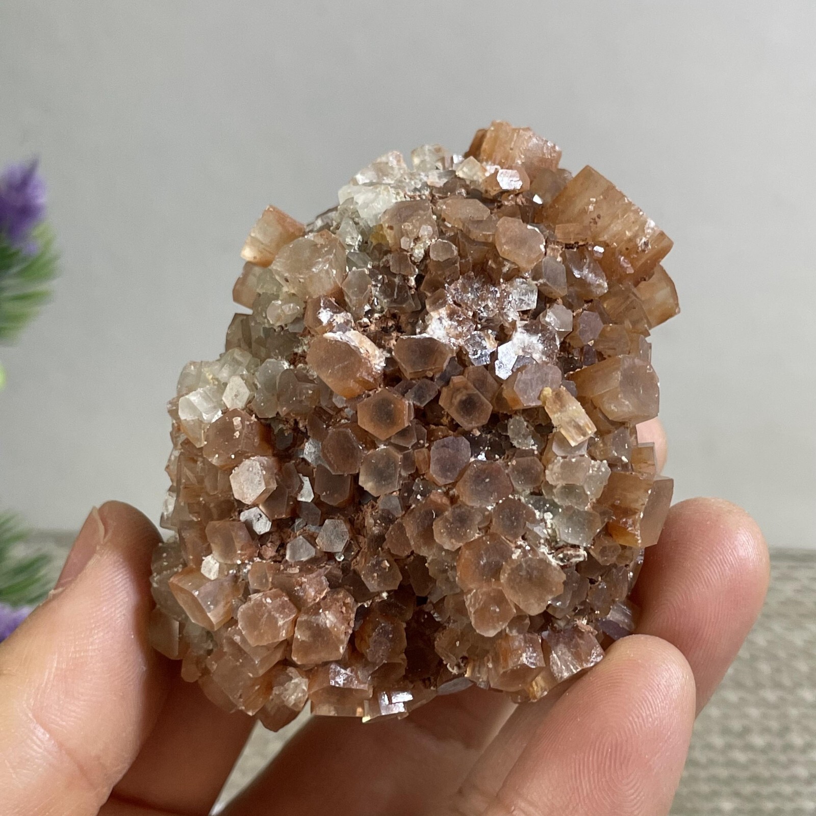 136g NATURAL ROUGH RED ARAGONITE CRYSTAL CLUSTERS FROM MOROCCO