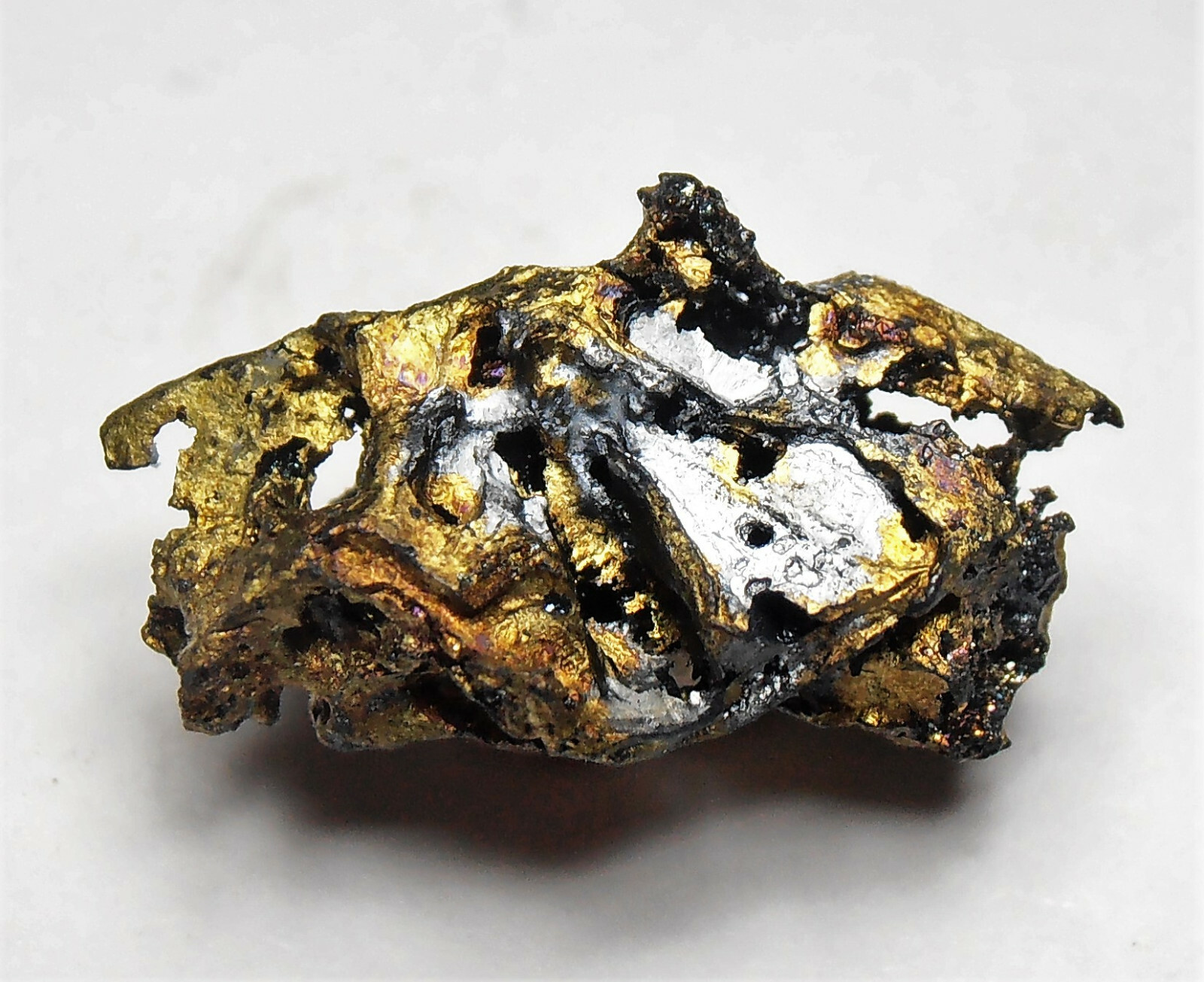 Pyrite Pseudomorphing Acanthite from the San Juan de Rayas Mine – 19 mm