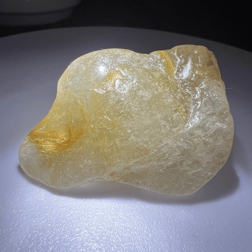 Golden Rutilated Quartz Crystal Freeform