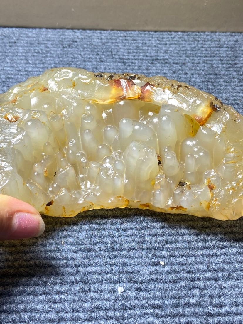 Rare China Inner Mongolia Gobi Eye Agate Stone Specimen 100% Natural Designer
