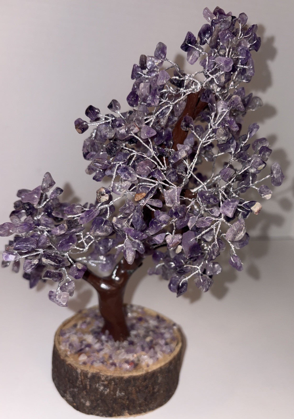 Feng Shui Money Tree Amethyst Crystals 9.5”