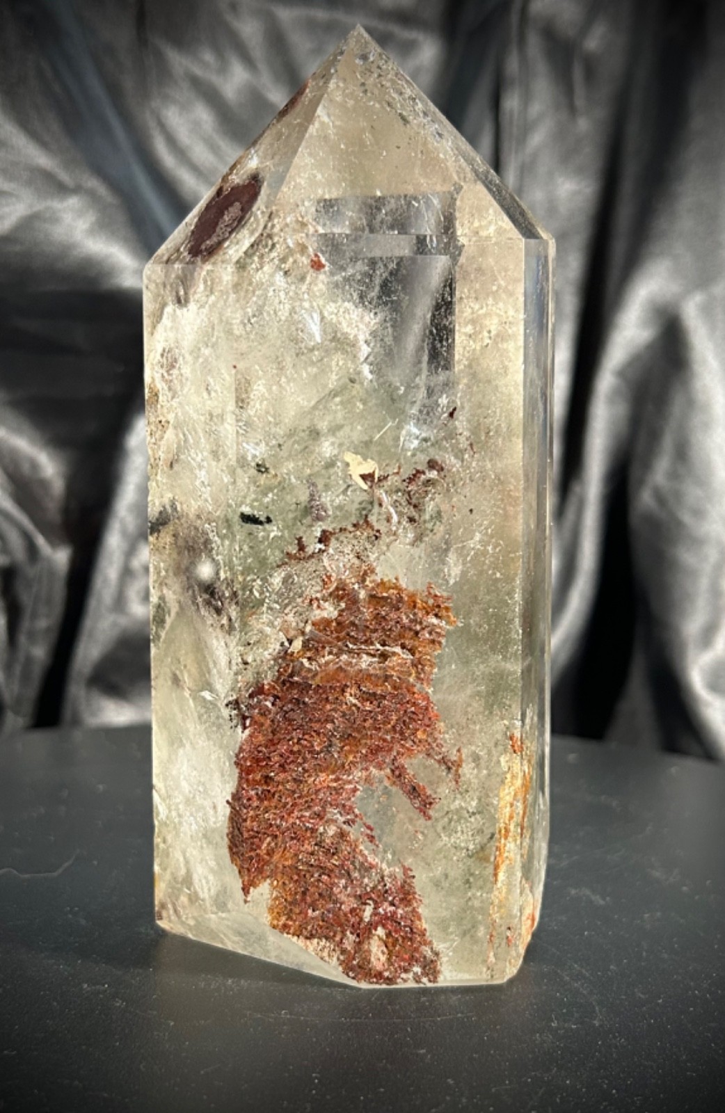 6″ Chunky Garden Quartz Tower 1lb 12 oz