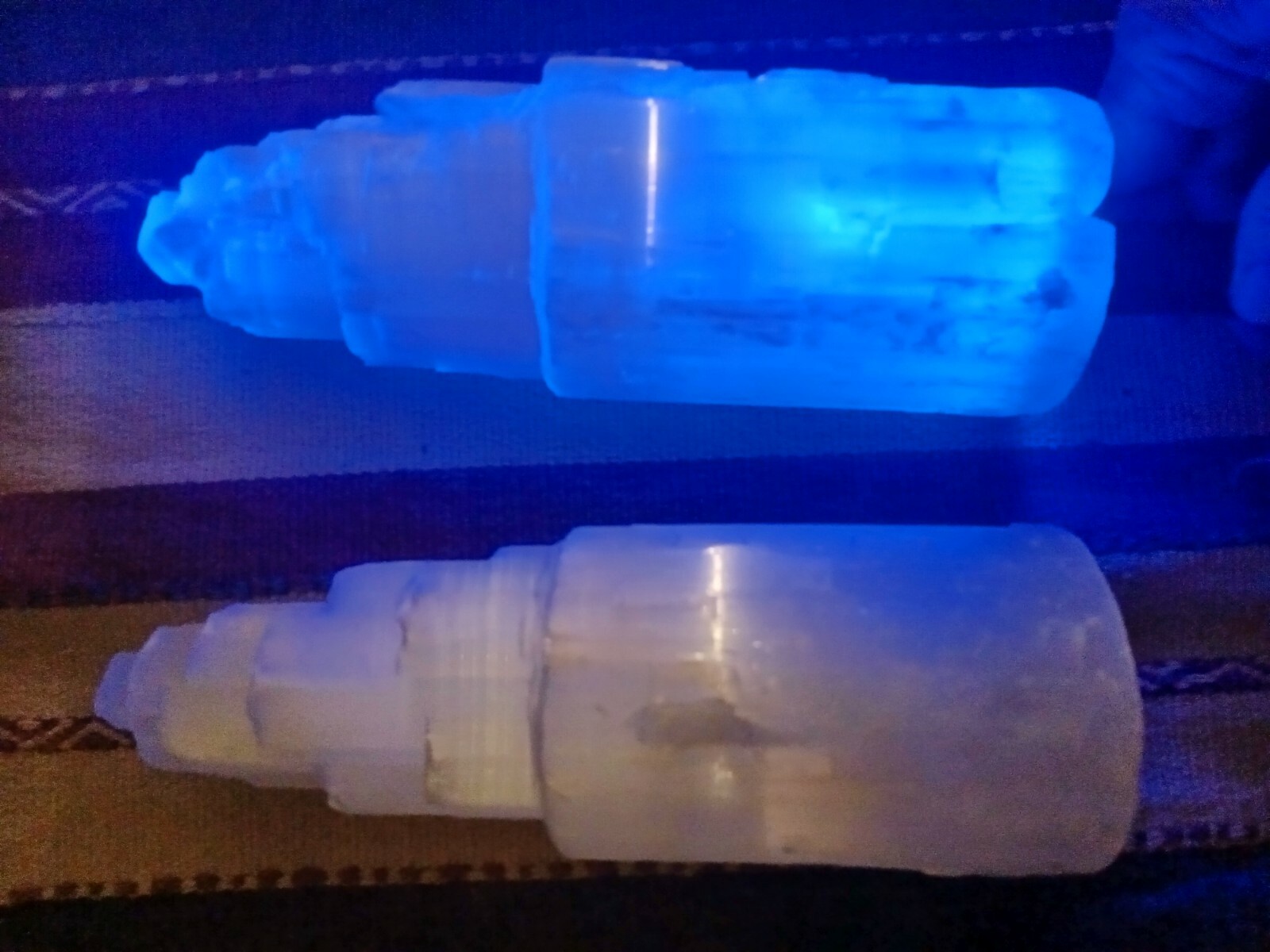 One Selenite crystal tower diy lam. 9 to 9.5″ up to 5.5 pounds