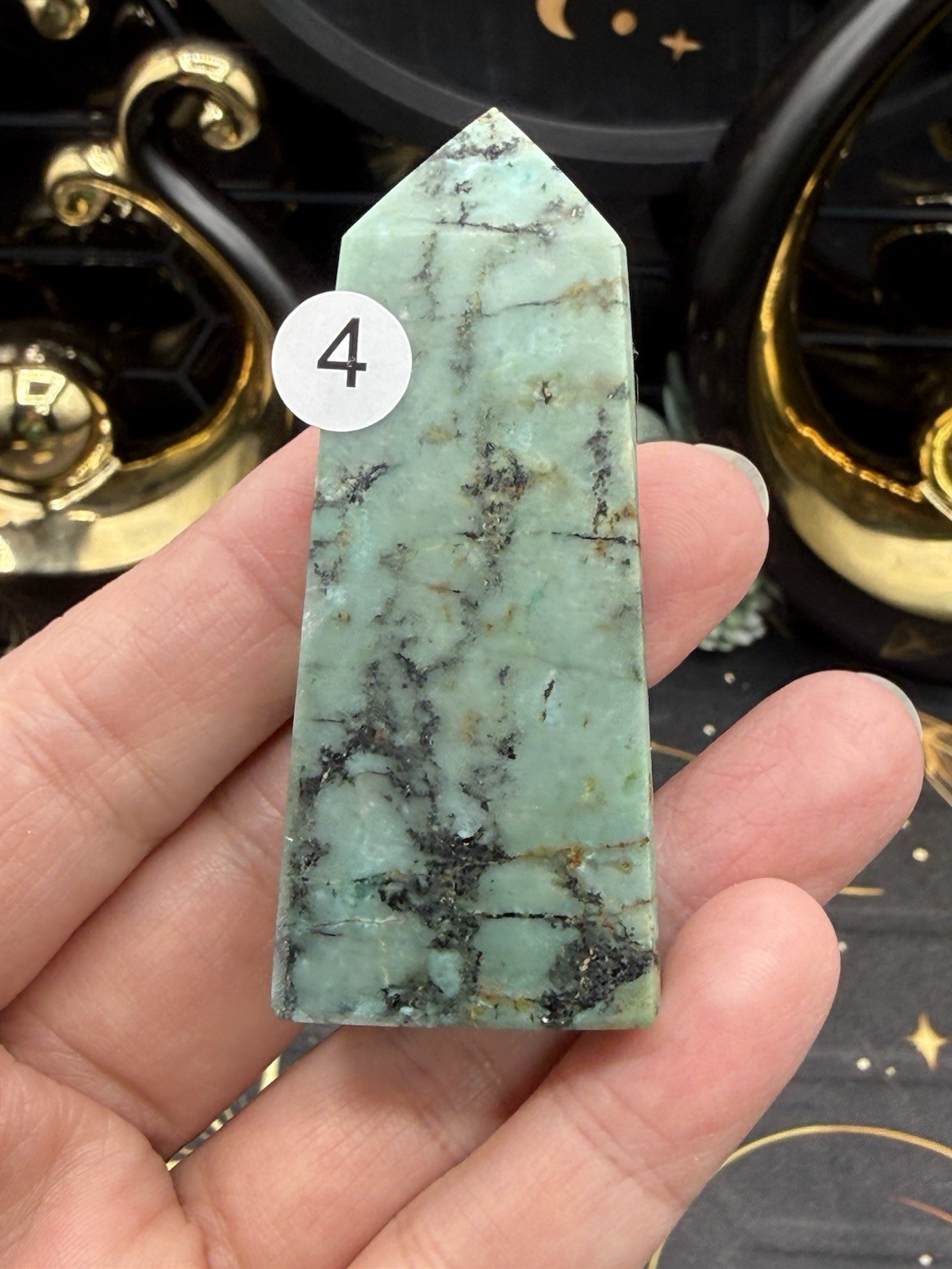 Natural African Turquoise small/mini Points Free shipping