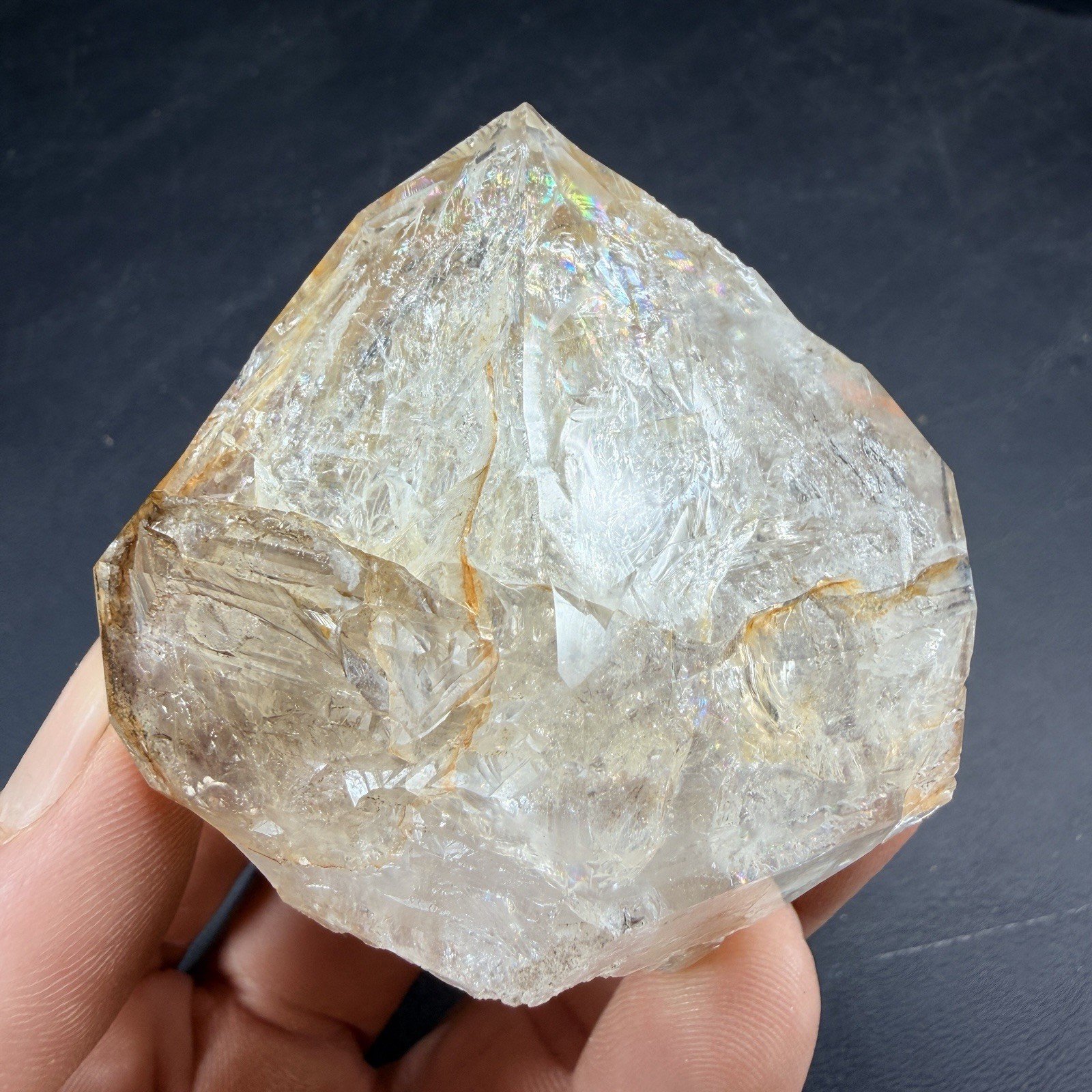 Herkimer Diamond Quartz Crystal Point / New York *VIDEO*