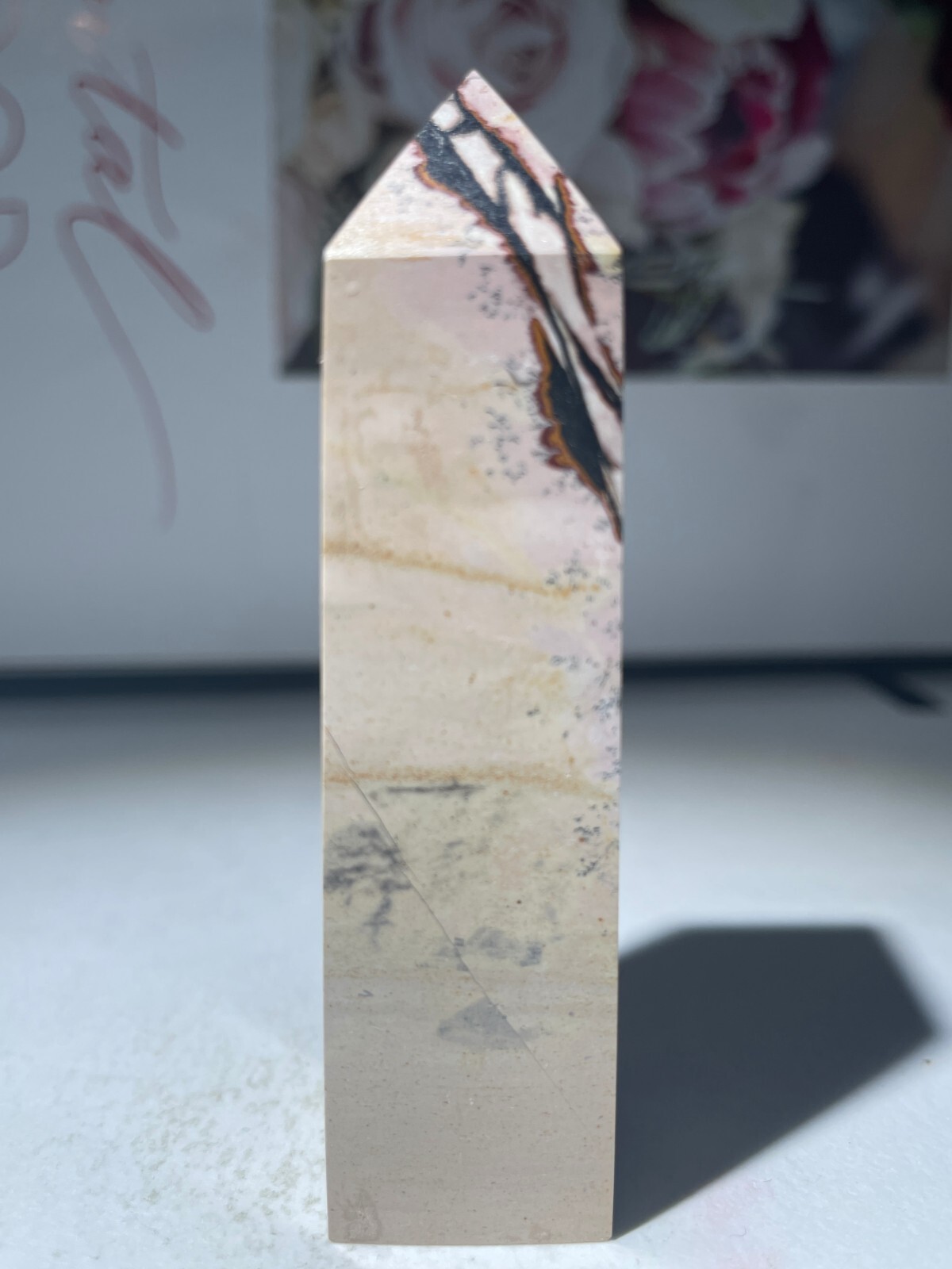 65g Traditional Chinese painting stone pagoda m08