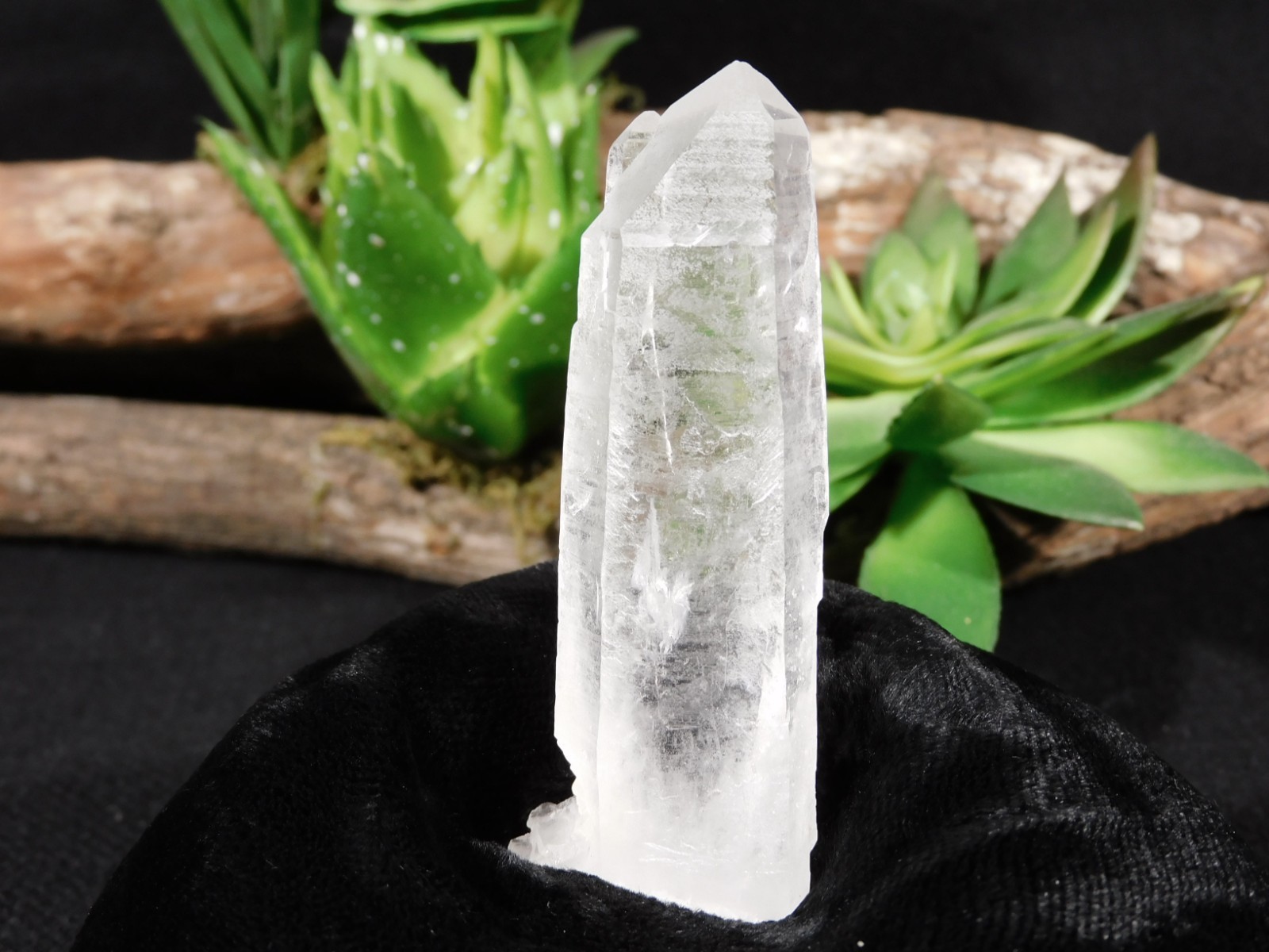 Long! Translucent! QUARTZ Crystal TWIN 100% Natural Brazil 46.1gr