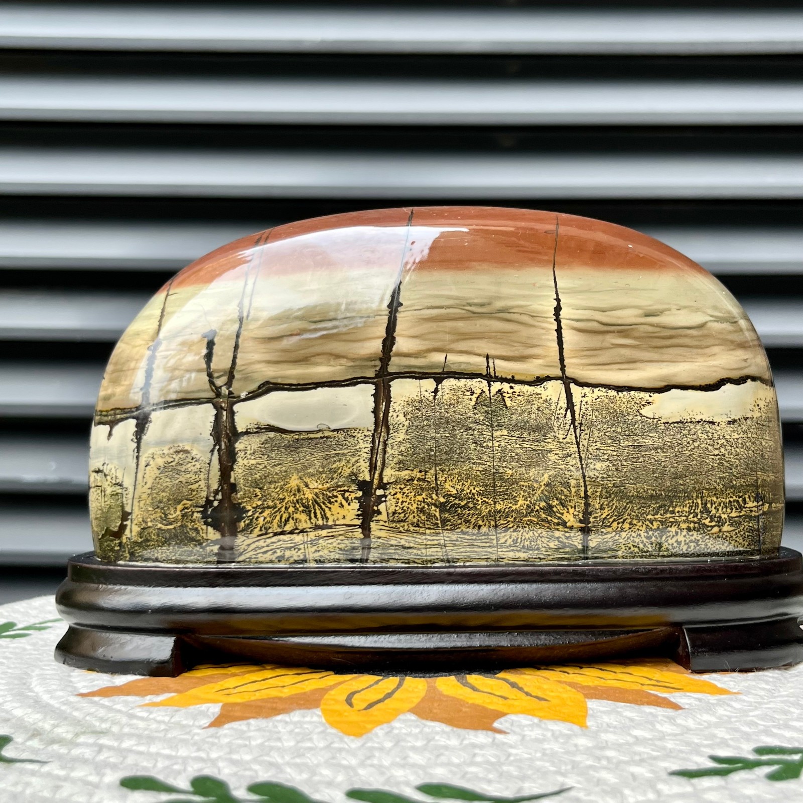 4.1 lb Landscape Stone Arc Landscape Birthday Gift Home Decor Collectible