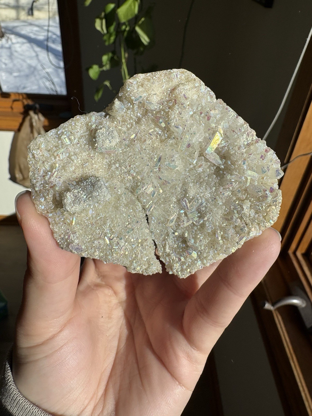 Angel Aura Quartz Cluster