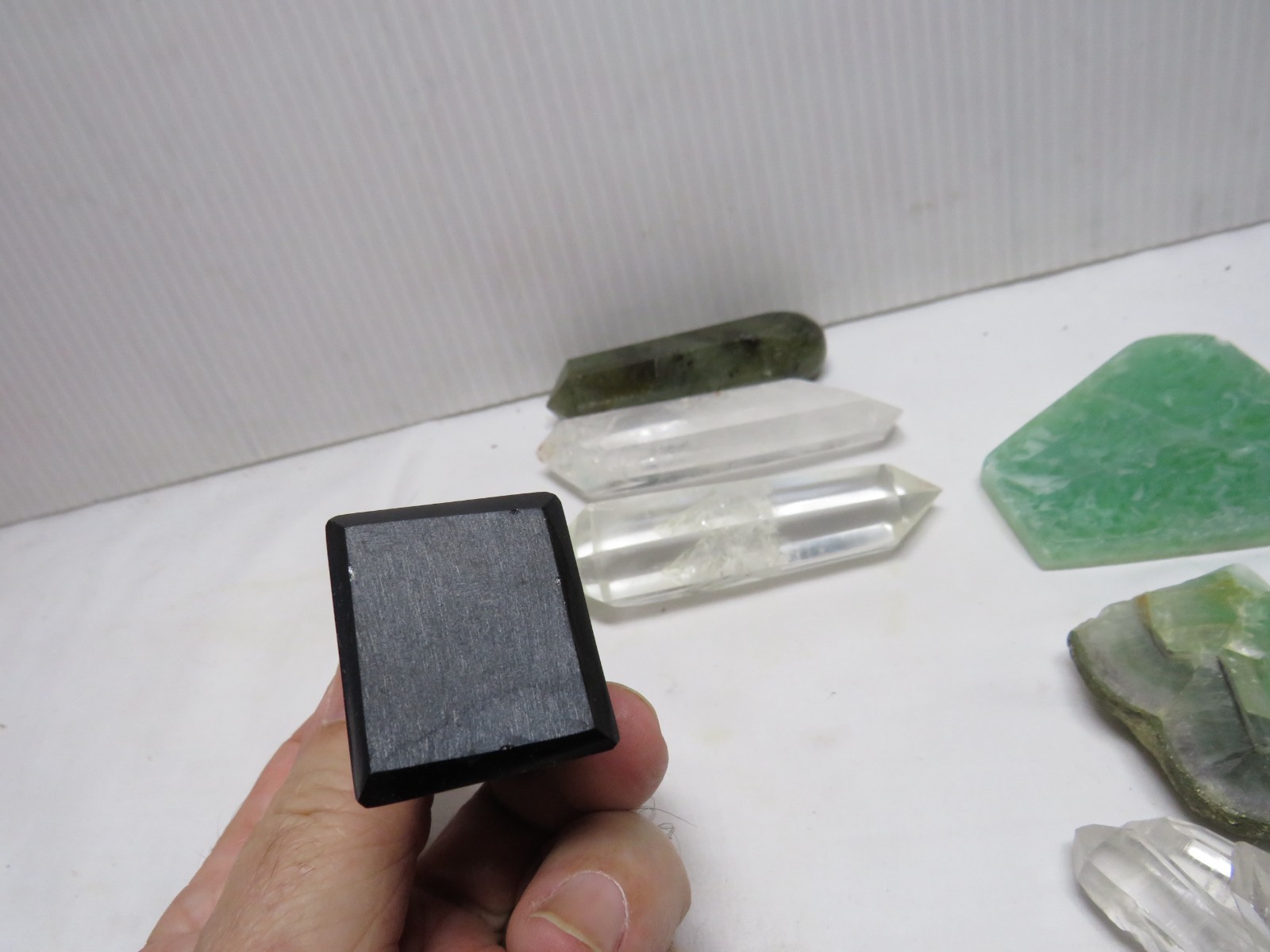 Genuine Natural lot 7 healing stones Tower Point Crystal