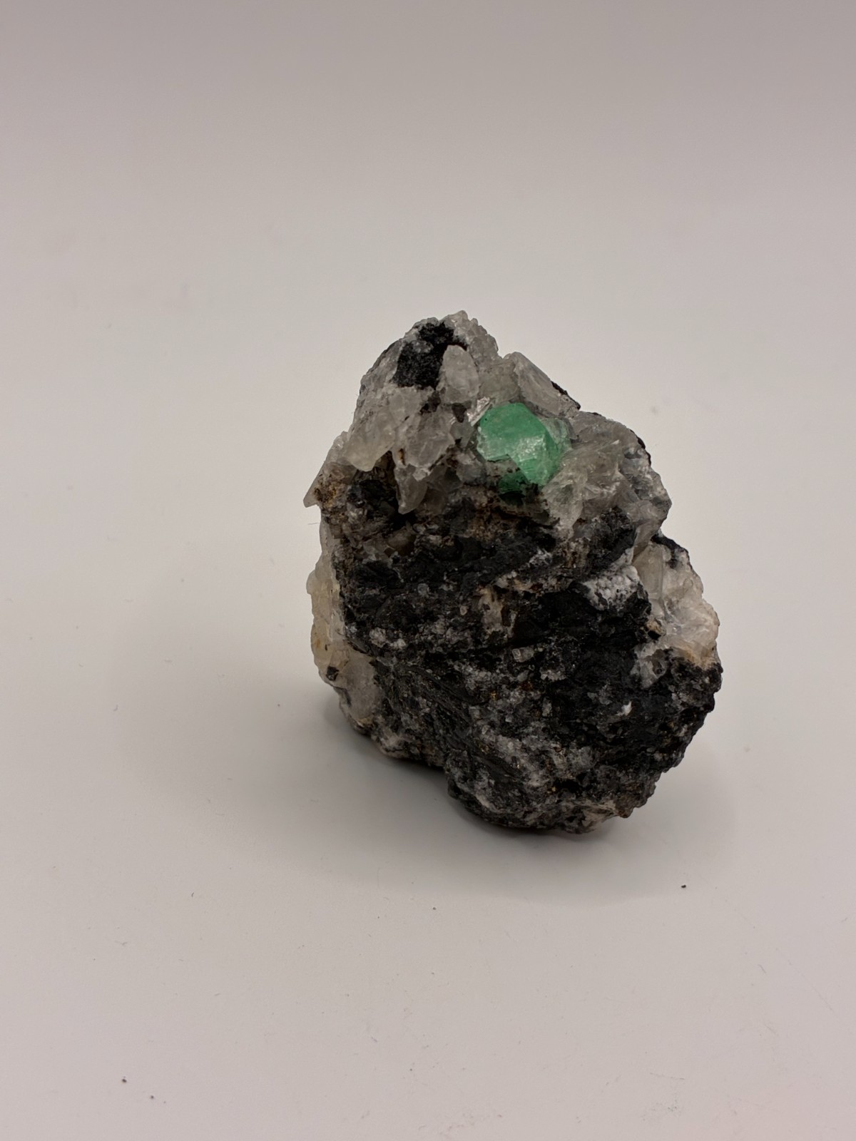 Rough Crystal Colombian Emerald Raw Matrix Collector Piece, Natural Not treament