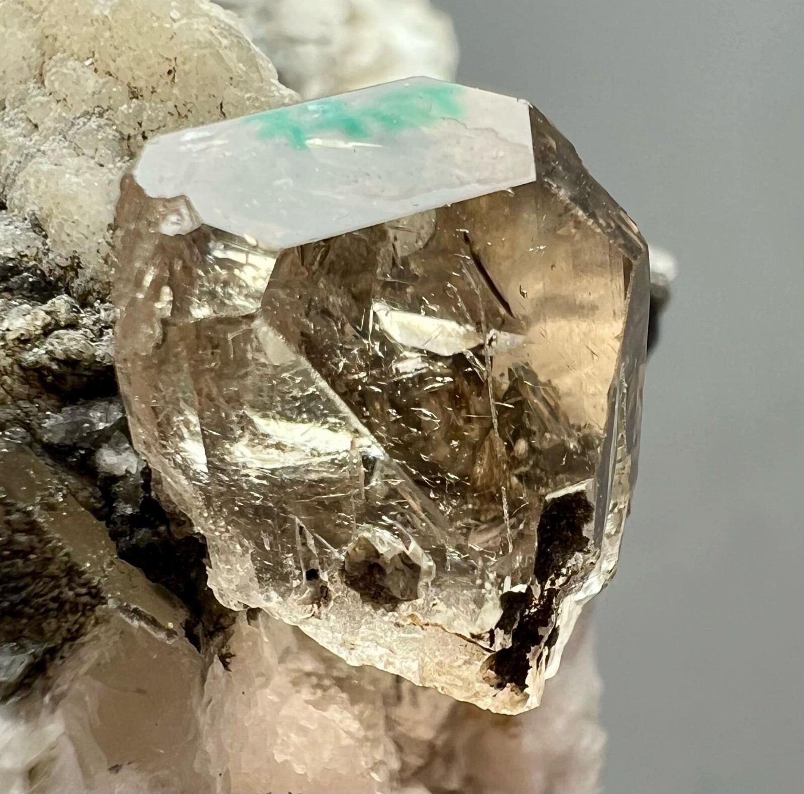 444 Gram Natural !!! Eye Clean Honey Topaz Crystals, Quartz On Feldspar @PAK