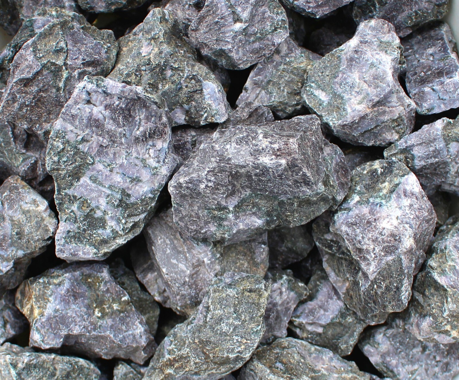 Indigo Gabbro – Large 2″ -3″ Rough Rocks for Tumbling – Bulk Wholesale 1LB