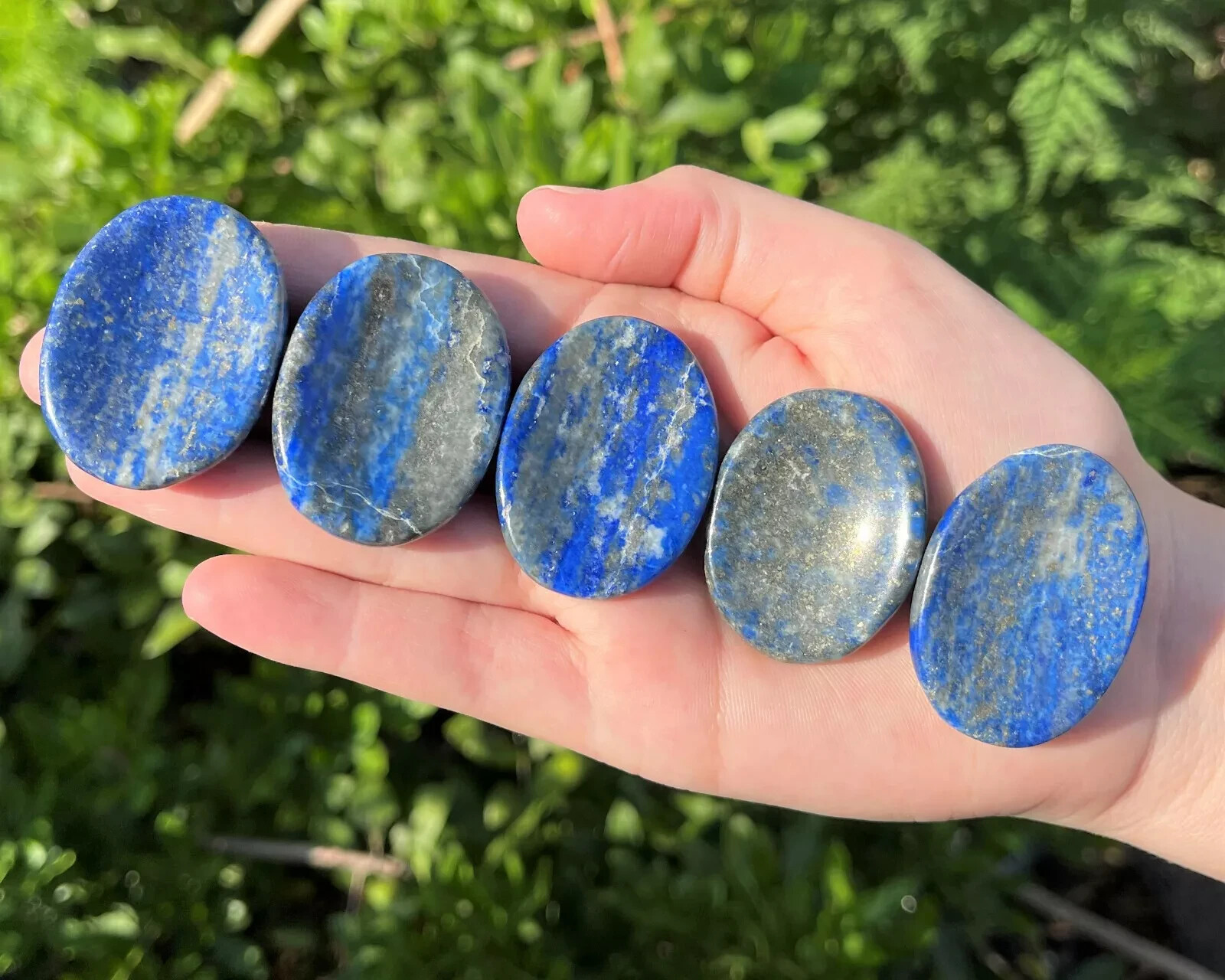 Natural Worry Stone Crystal – Gemstone Selection Healing Protection Pocket Stone