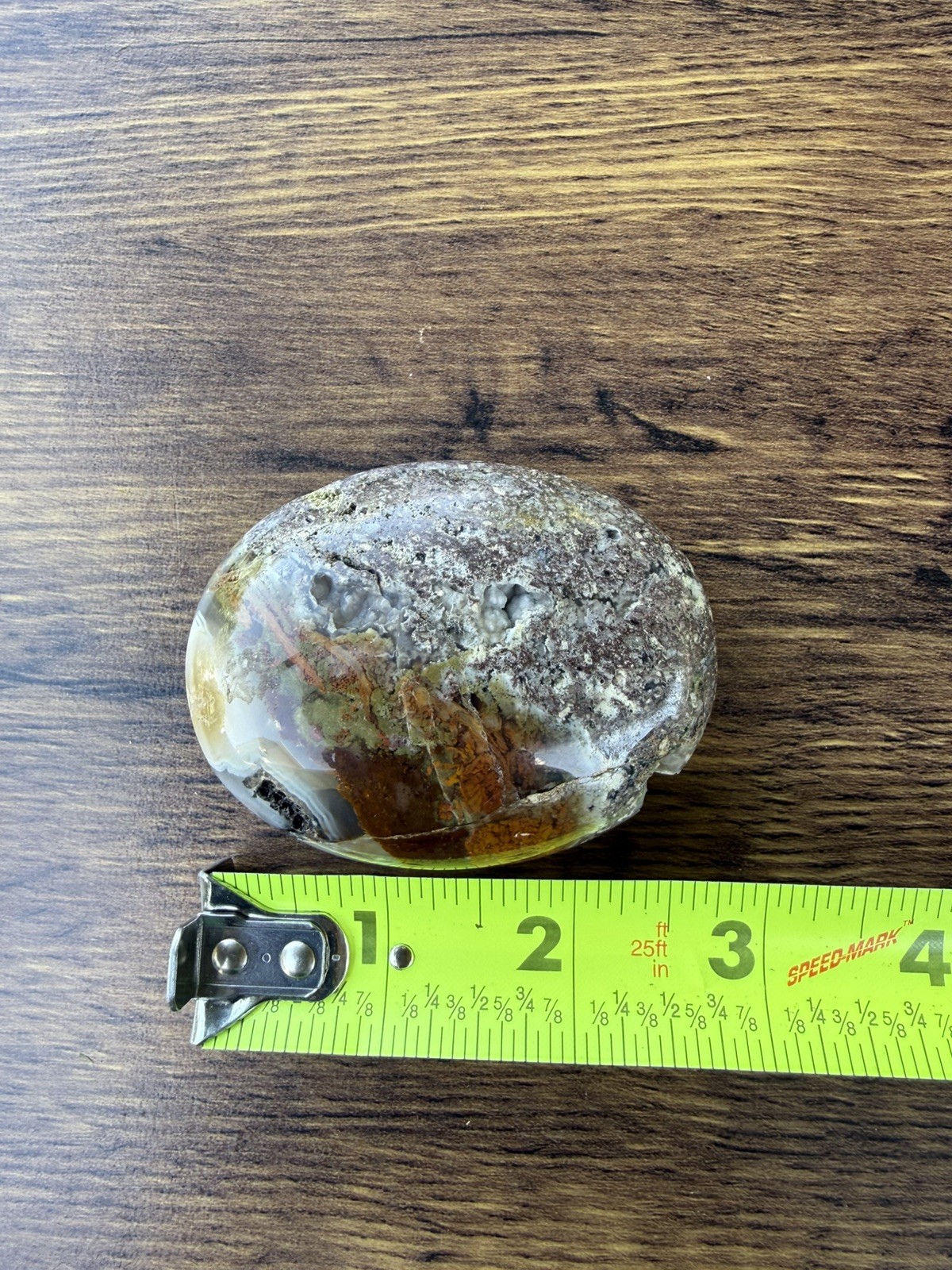 Authentic Scenic Moss Agate Crystal Palm Stone From Indonesia,Collector, gift