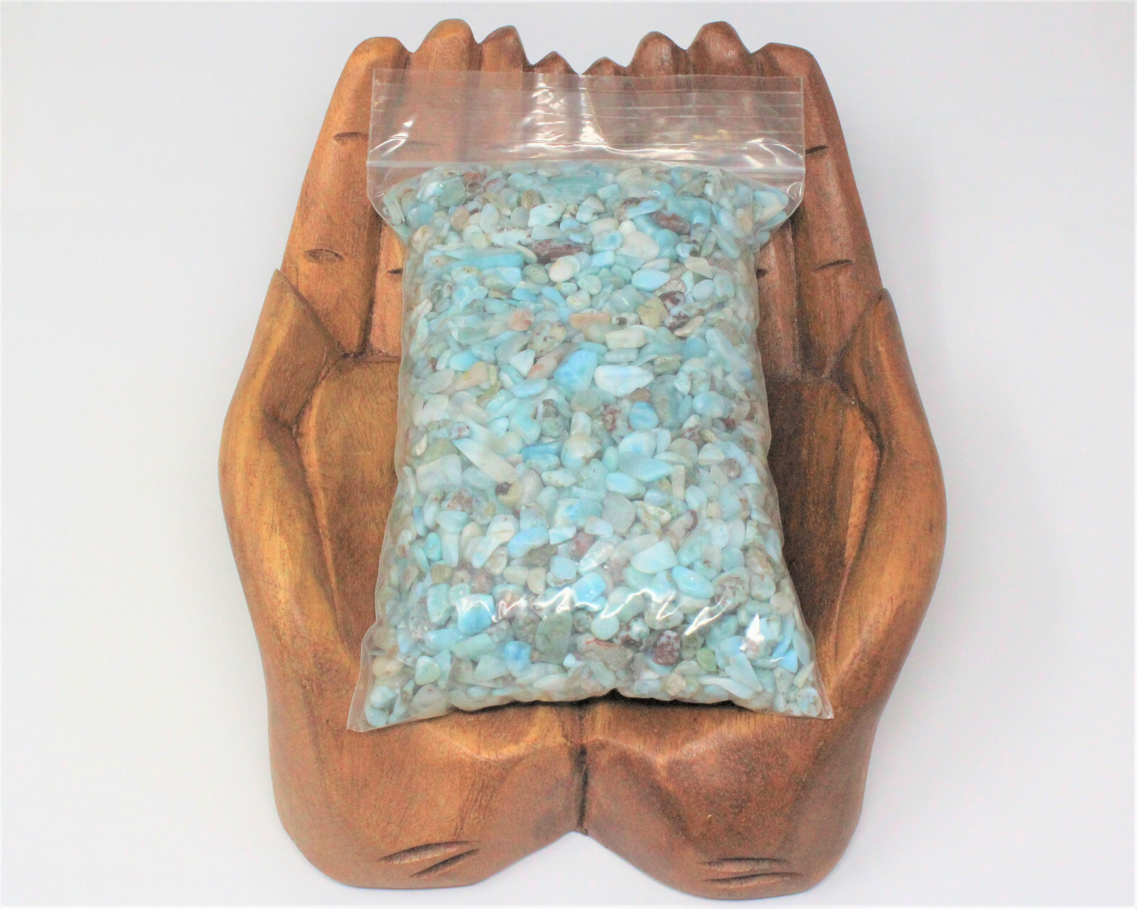 Larimar Semi Tumbled Gemstone Mini Chips 5 – 8 mm Bulk Lots – Choose How Much