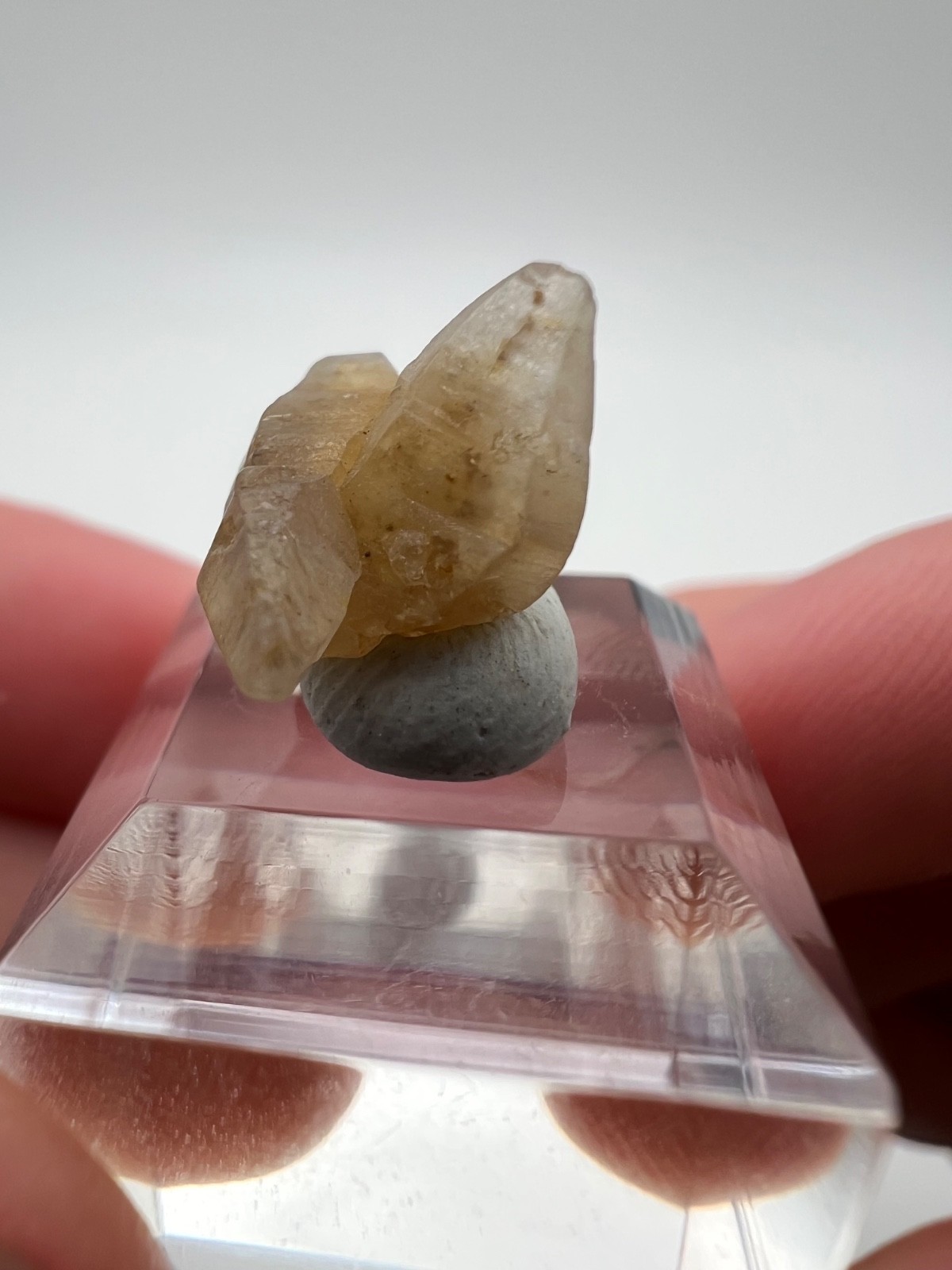 Gem Yellow Double Terminated Sapphire Crystal, Mineral Specimen from Sri Lanka