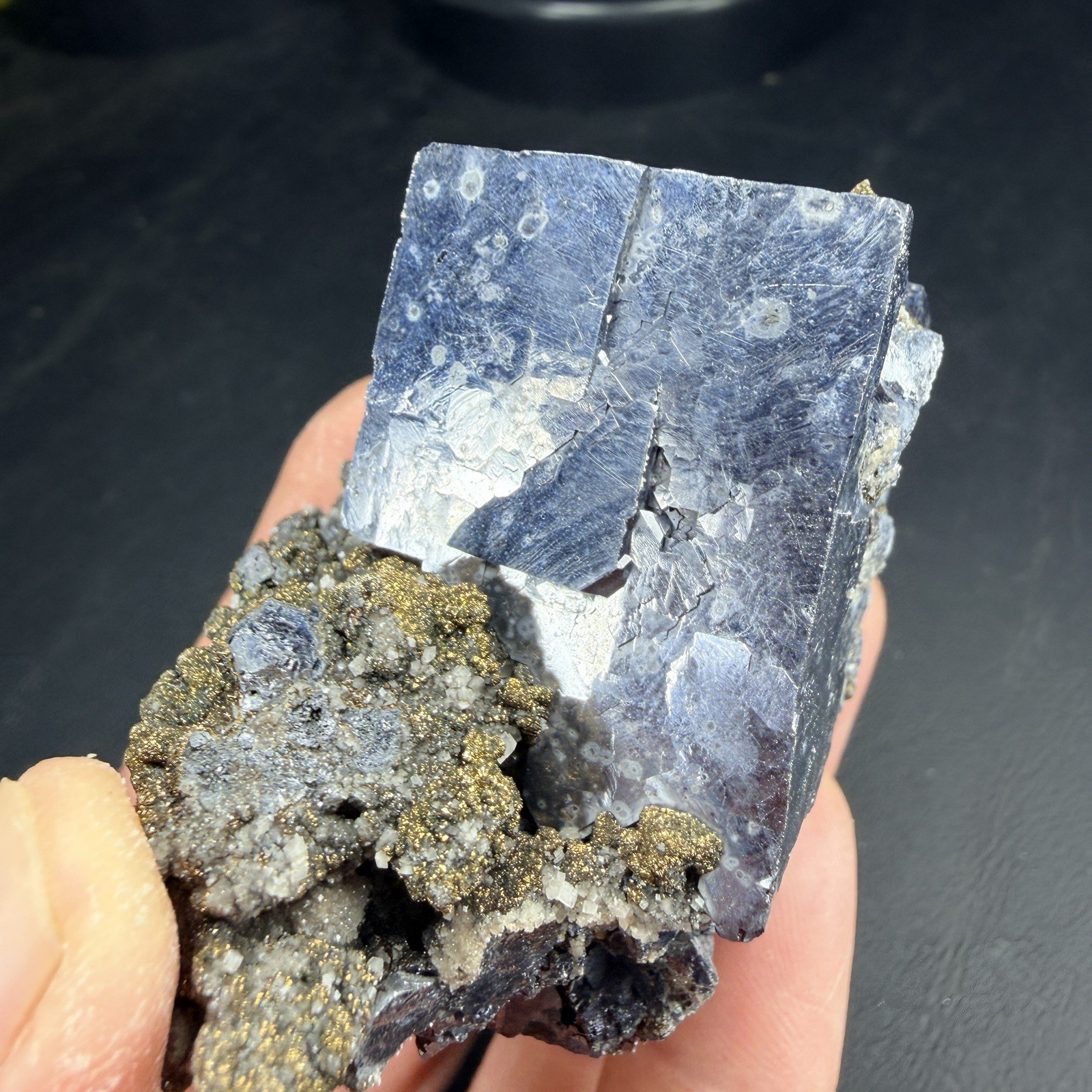 Galena Chalcopyrite Dolomite Crystal Combo / Missouri *Video*