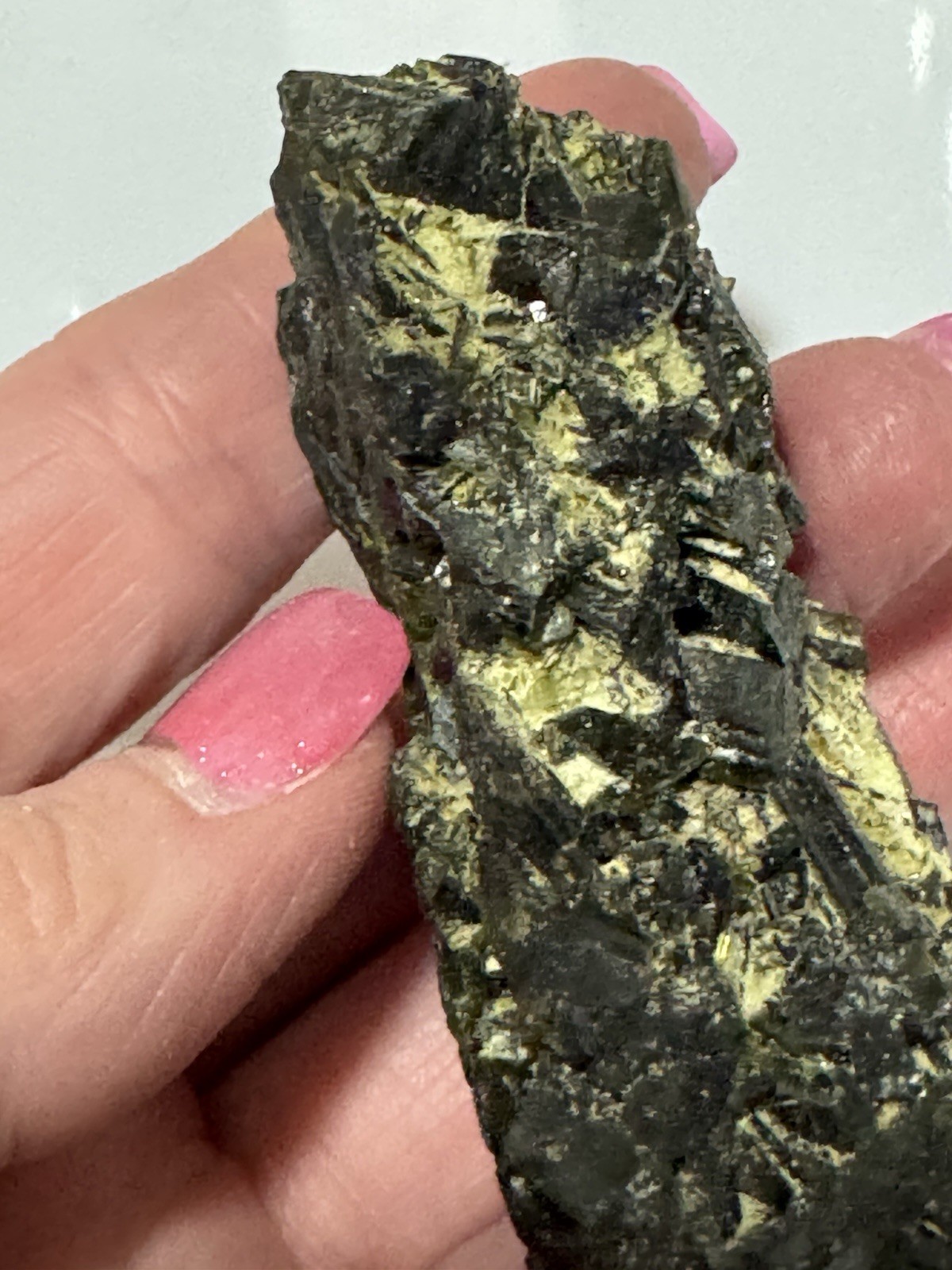 Epidote Crystal Specimen