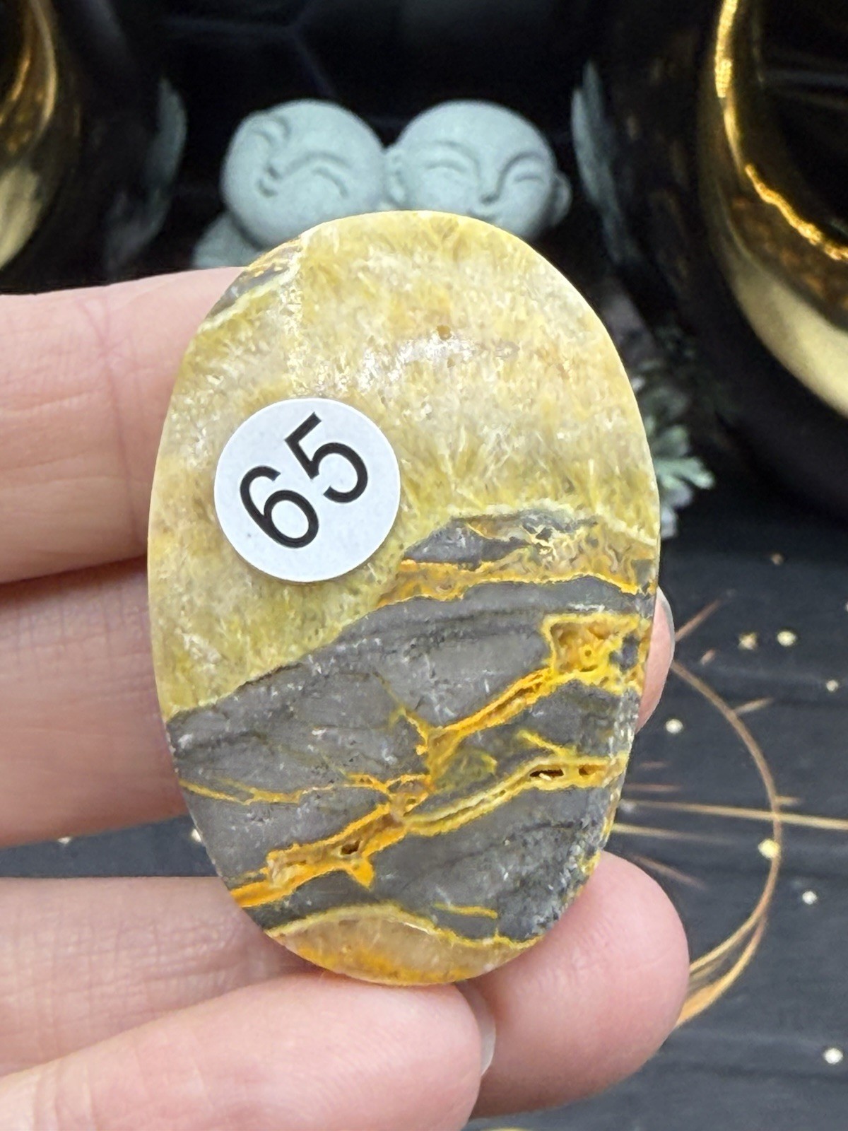 Natural Bumblebee Jasper Palms Druze vugs raw Free shipping