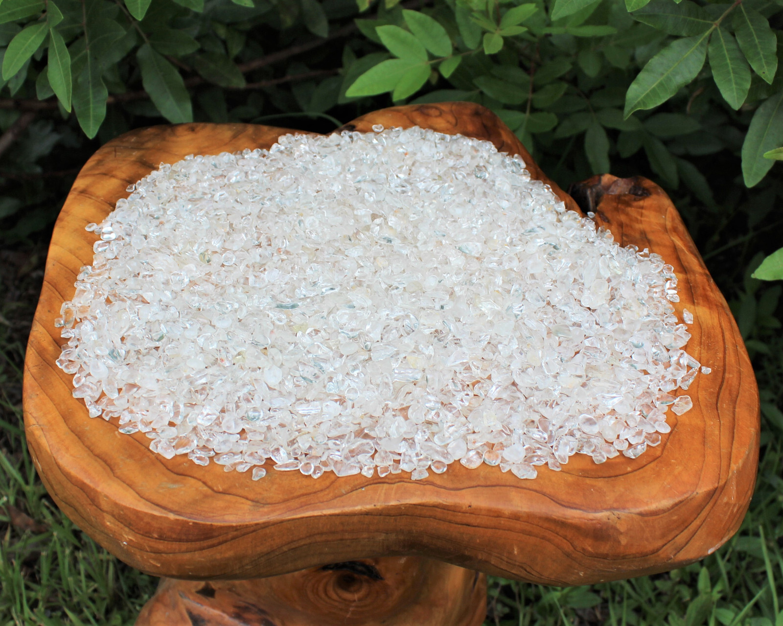 Bulk 5 lb Loose Clear Quartz Semi Tumbled Stones Chips Mini Crystal 5 – 15 mm
