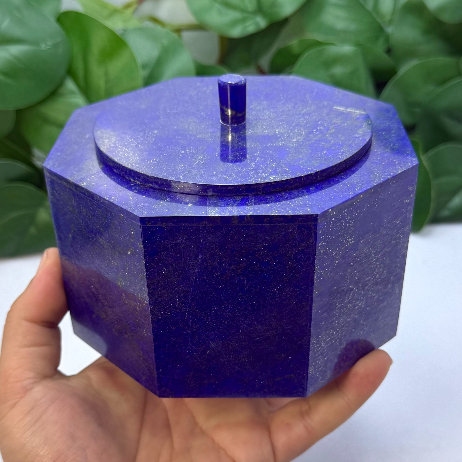 Lapis Lazuli 8 Sides Box, Lapis Box, Lapis Lazuli Box, Lapis Jewelry Box, Lapis