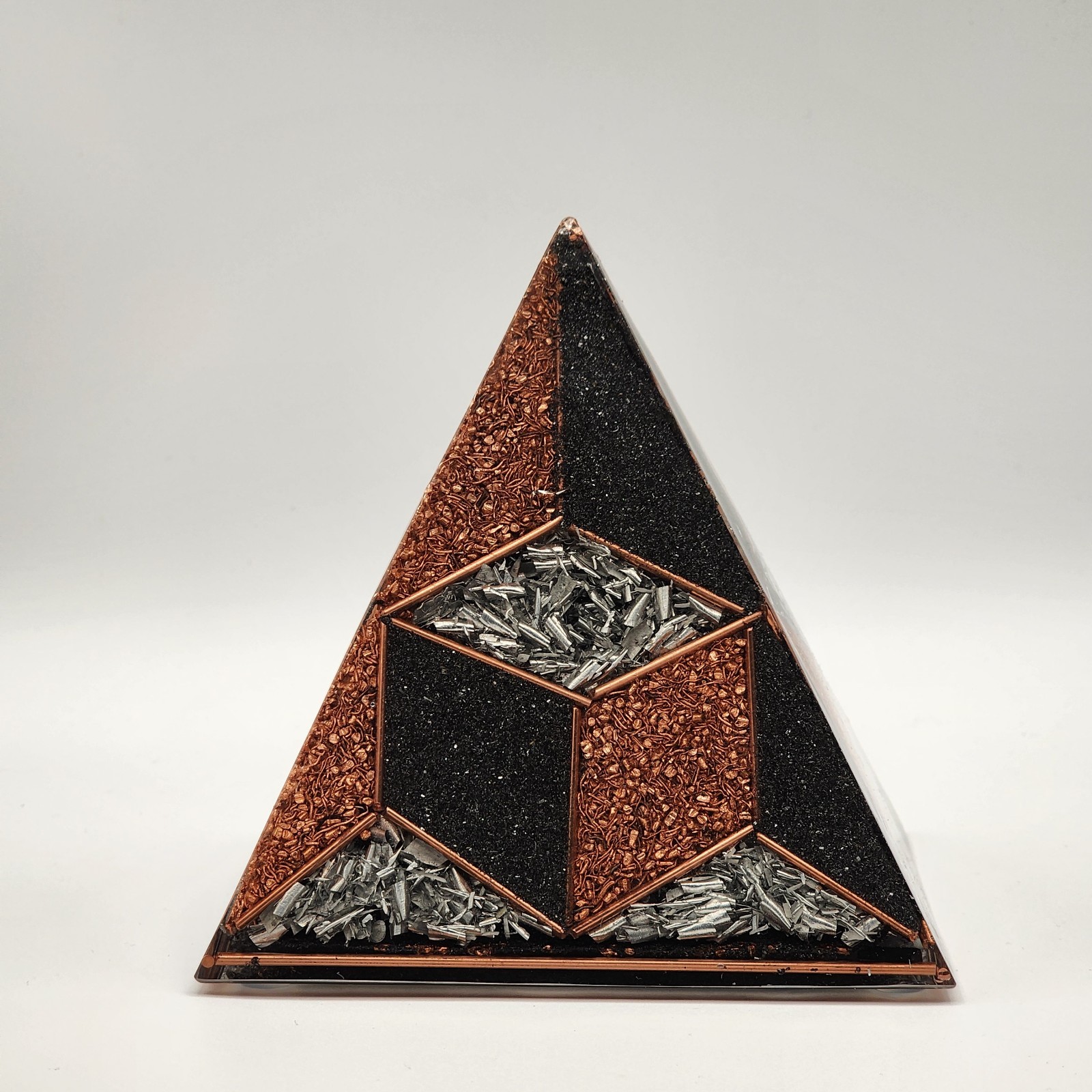 Orgonite Handmade Pyramid – Energy Balancing, Positive Transformation