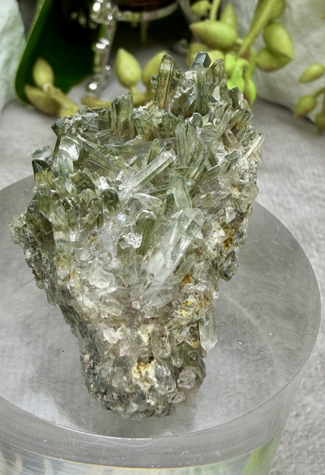 Crystal 28g Brazil Garden Quartz Point Cluster Specimen Mineral Raw
