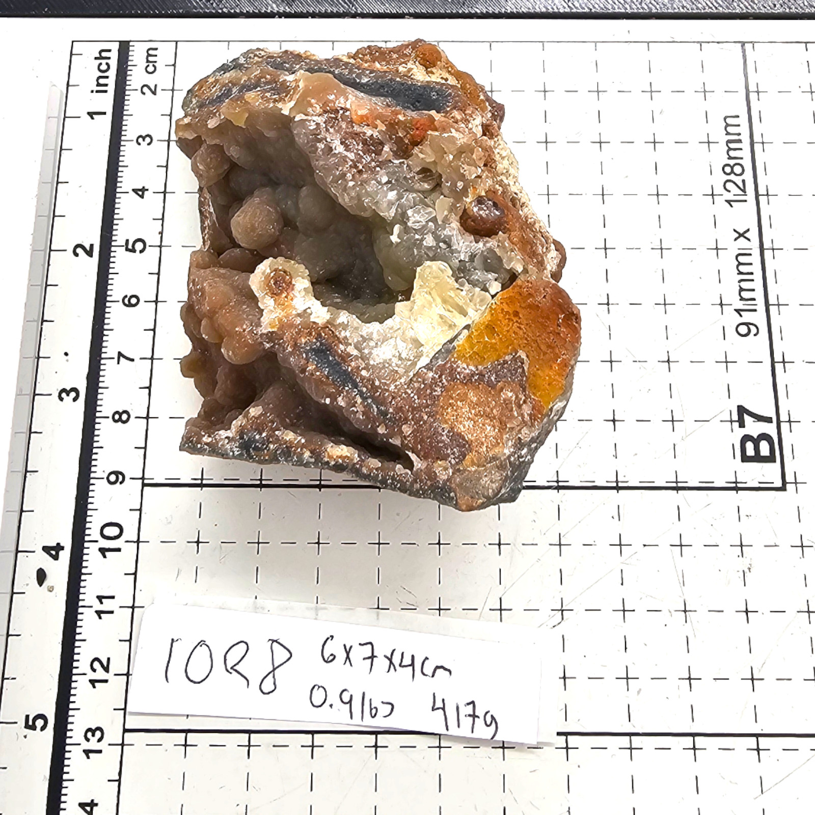 0.9 Lbs Smithsonite Mineral Specimen – 417g 6x7x4 cm Ojuela Mine Exceptional