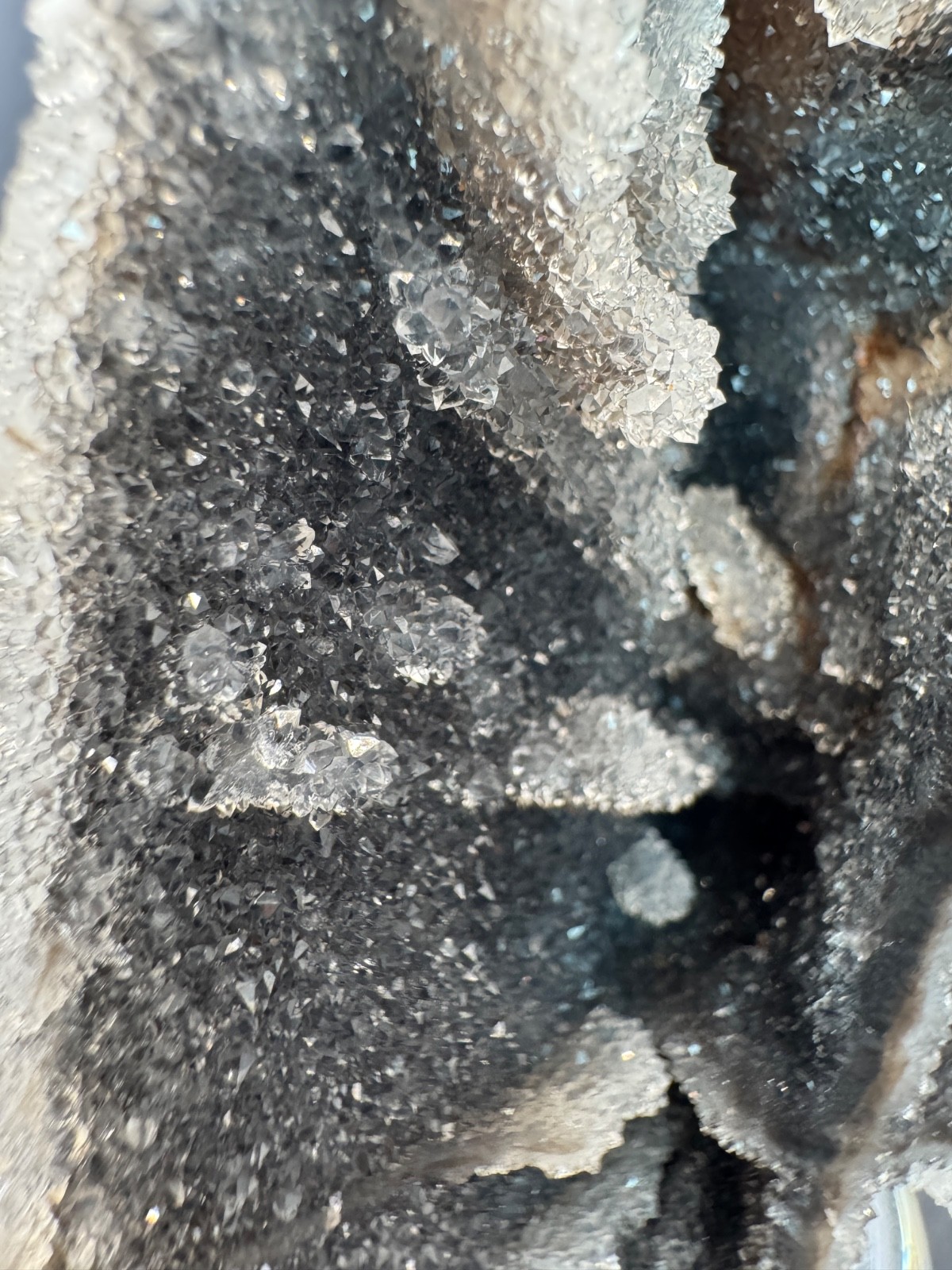 6335 Druzy Black Sphalerite Tower China 150g