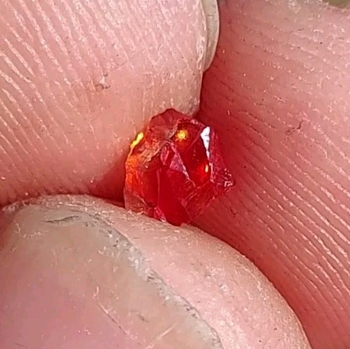 ULTRA RARE GEM RHODOCHROSITE N’Chwaning I Mine, KMF, South Africa