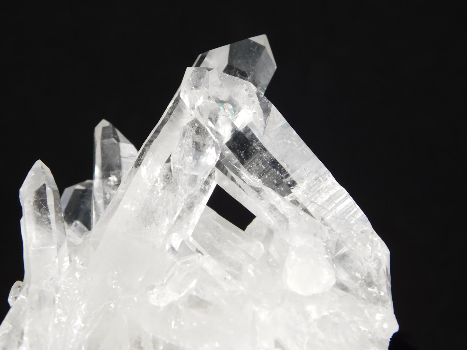 TRANSLUCENT Quartz Crystal Cluster From Collier Creek ARKANSAS 107gr