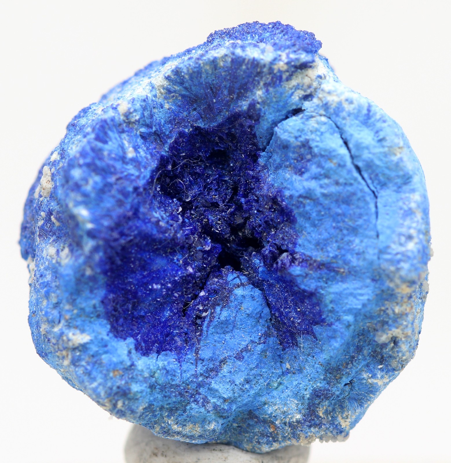 AZURITE GEODE Crystal Cluster Mineral Specimen Section Gemstone RUSSIA