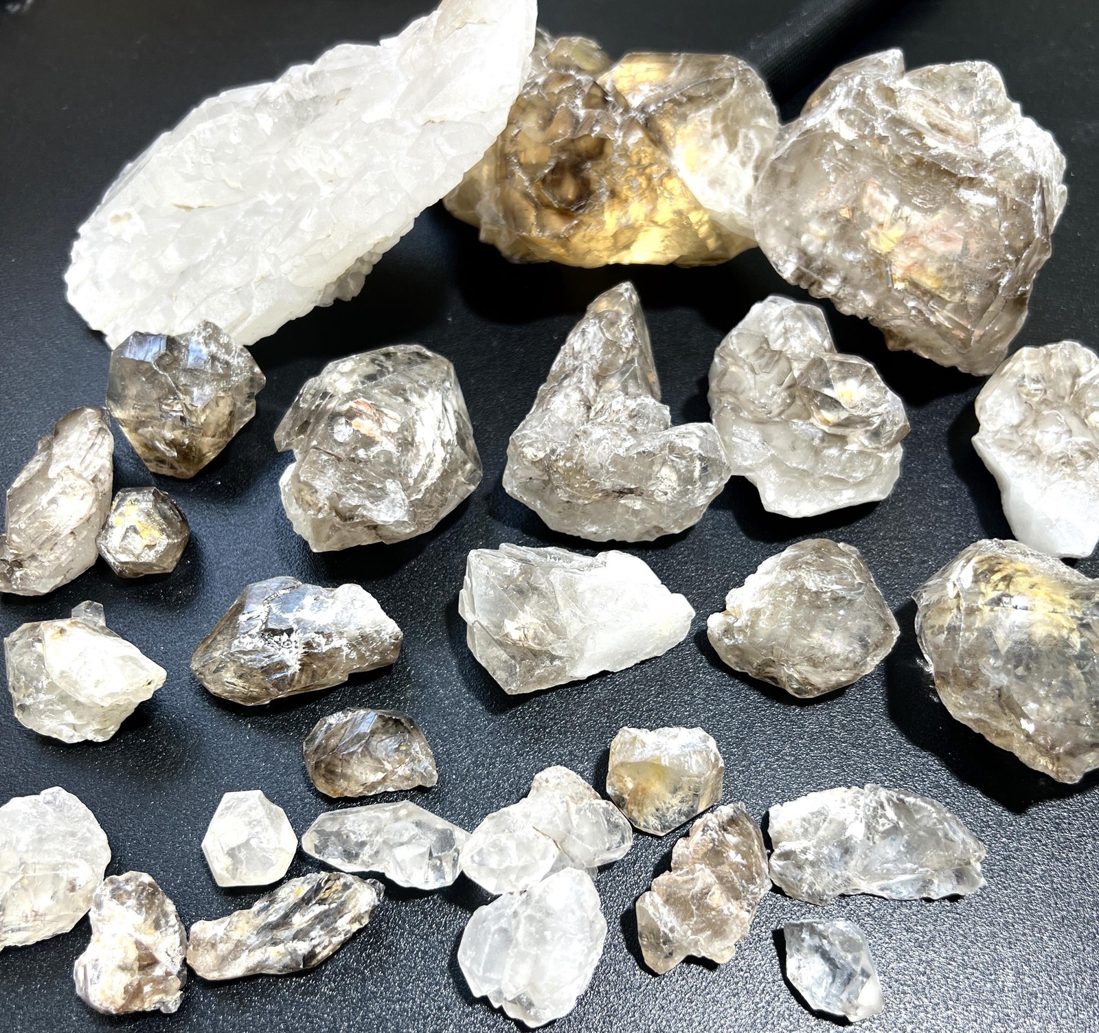 Elestial Alligator Quartz Crystal Clusters Rough Raw Stones