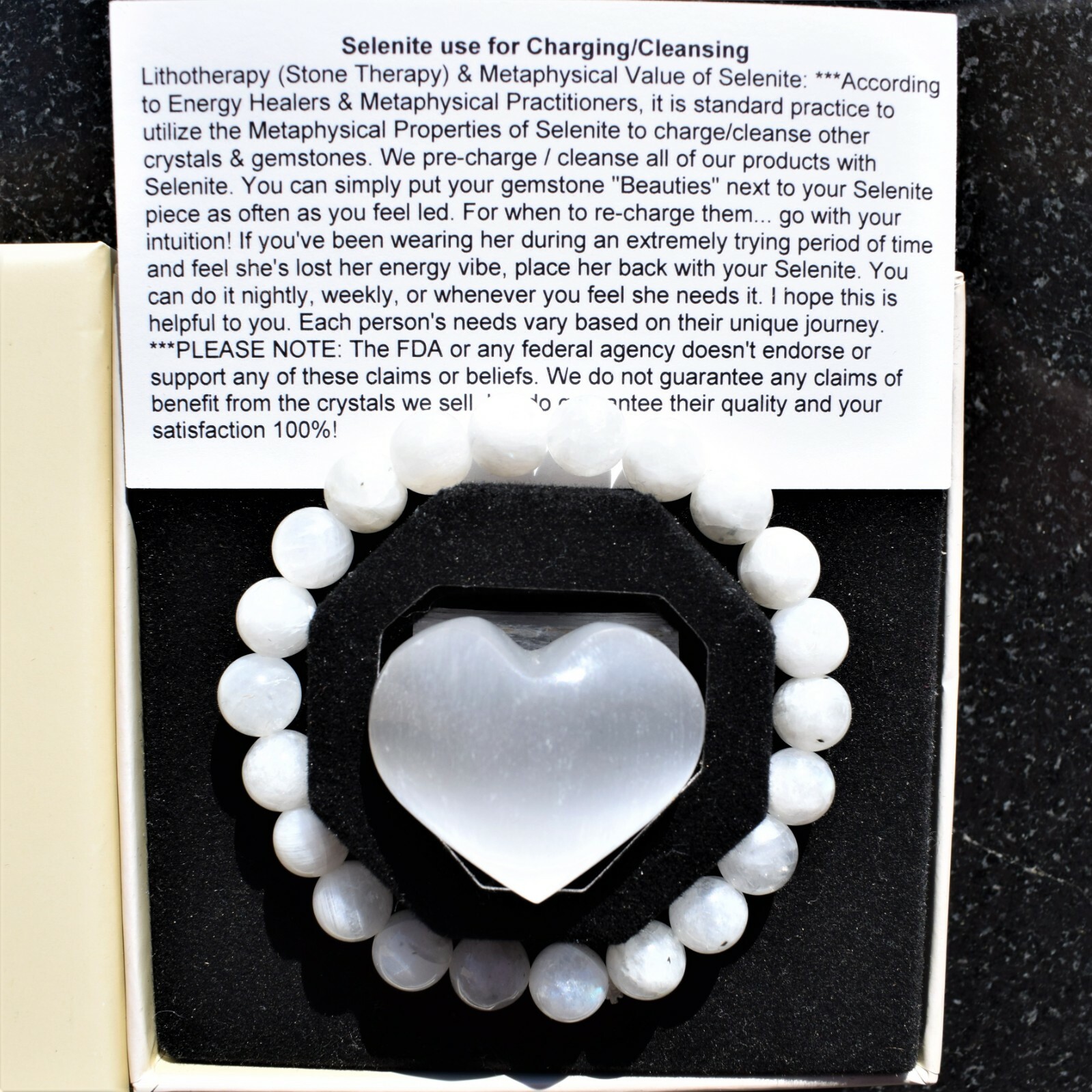 [1] CHARGED Rainbow Moonstone Crystal 6mm Bead Stretchy Bracelet REIKI Energy!