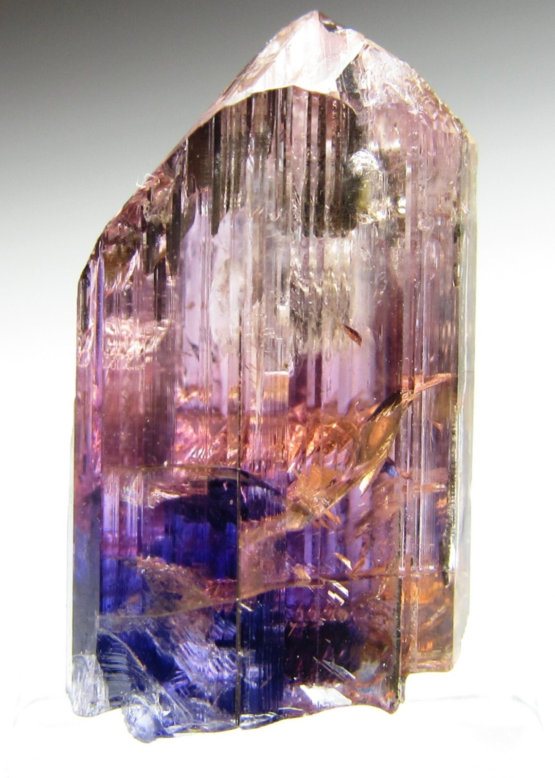 EXCEPTIONAL OUTSTANDING FANCY COLOR GEM UNHEATED TANZANITE CRYSTAL!!! TANZANIA