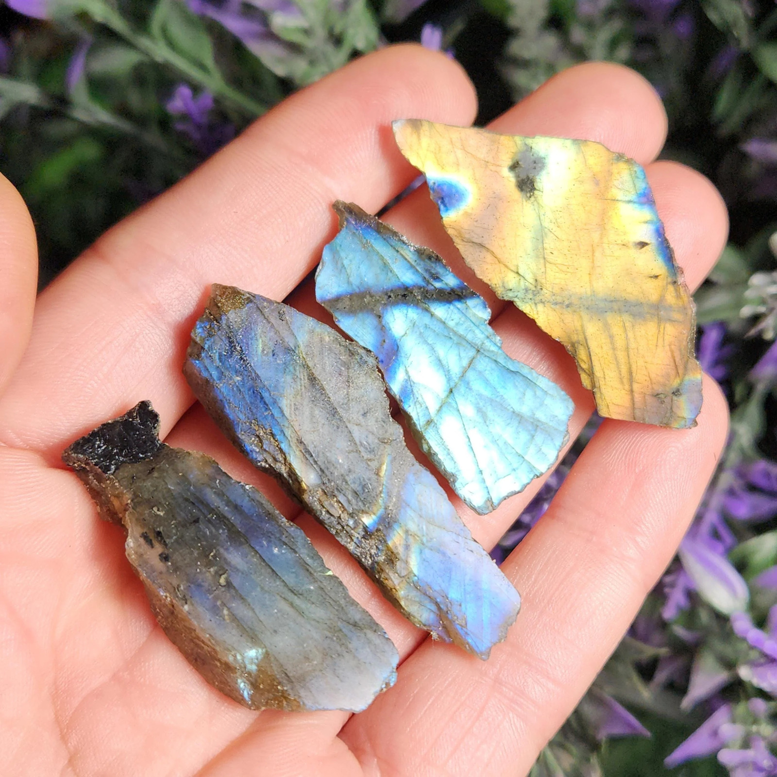 Labradorite Crystal Slice