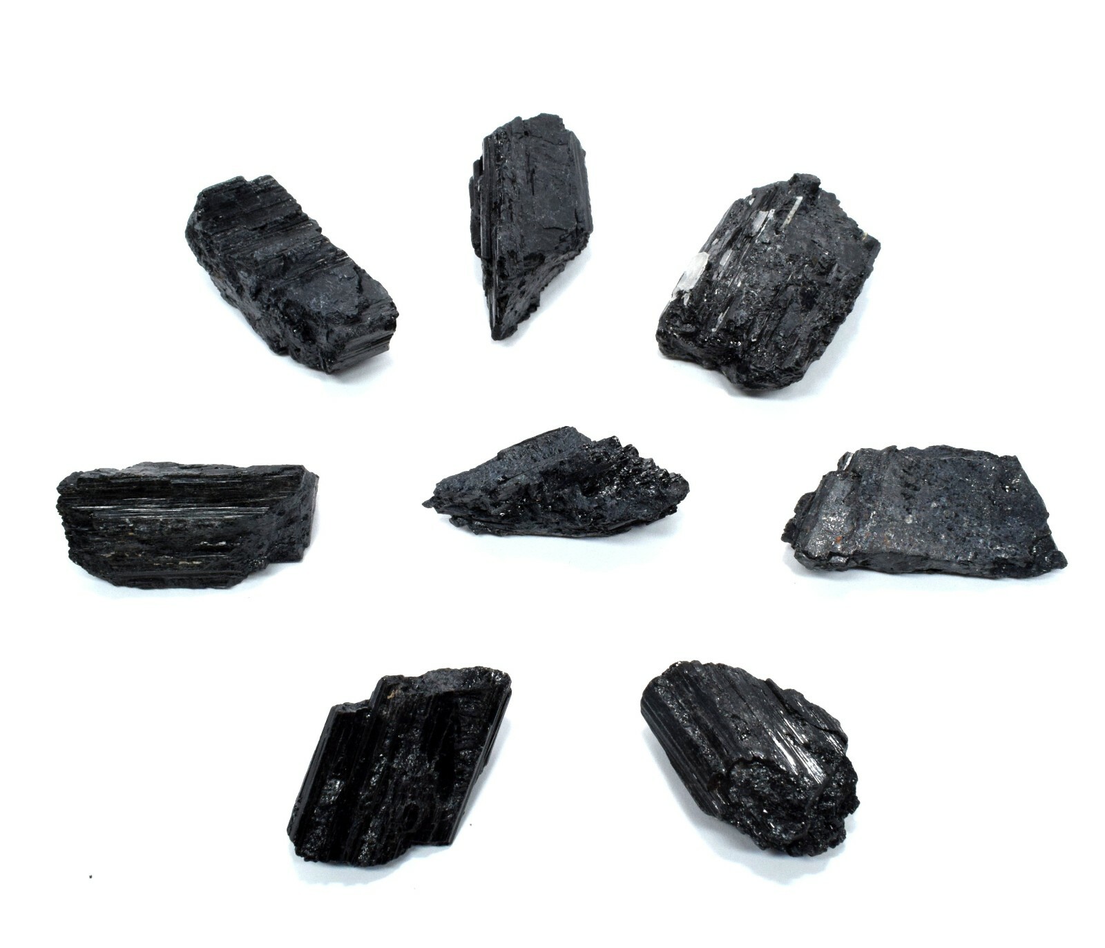 32oz Black Tourmaline Schorl Rough Natural Crystal Mineral Raw Specimen – Brazil