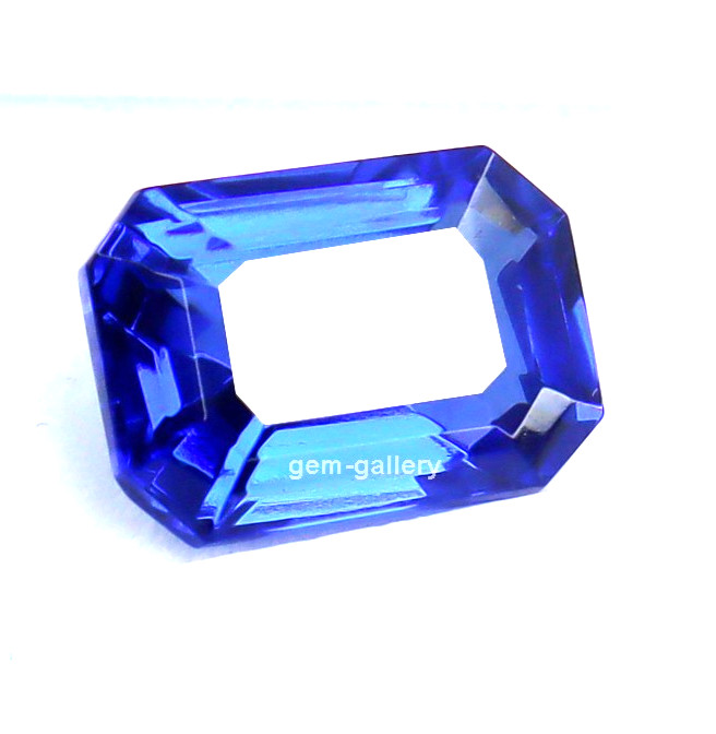 Beautiful Natural Blue Sapphire Emerald Cut Certified Loose Gemstone 10.70 CT