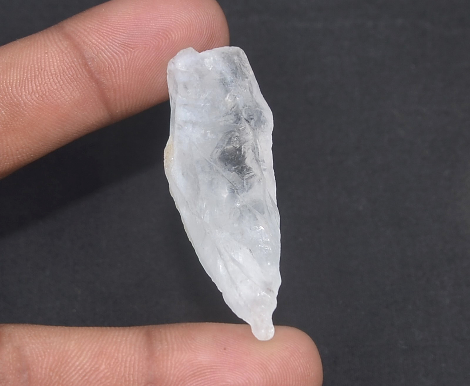 77.35 Ct Natural Clear White Quartz Crystal Cluster Rough Healing Specimen