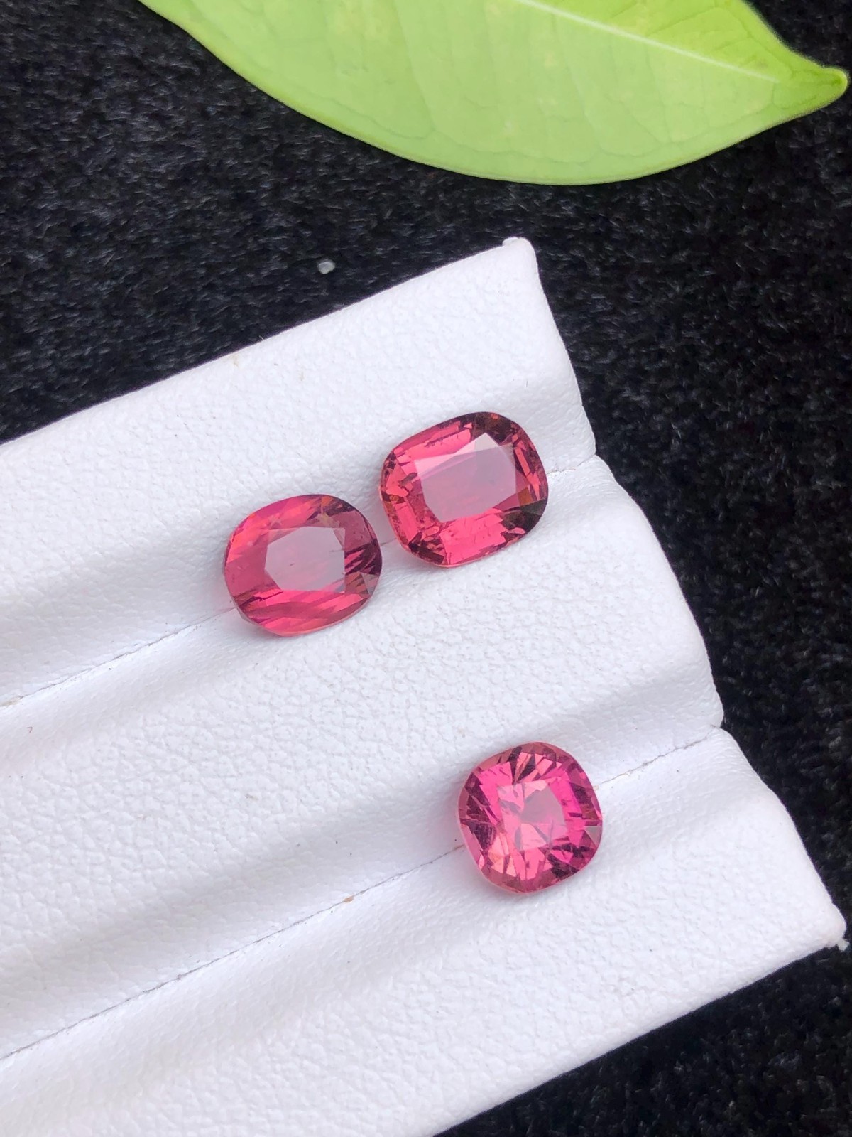 3.55Ct Natural Pink Tourmaline Lot Cushion Oval Cut Loose Gemstones Jewelry Set
