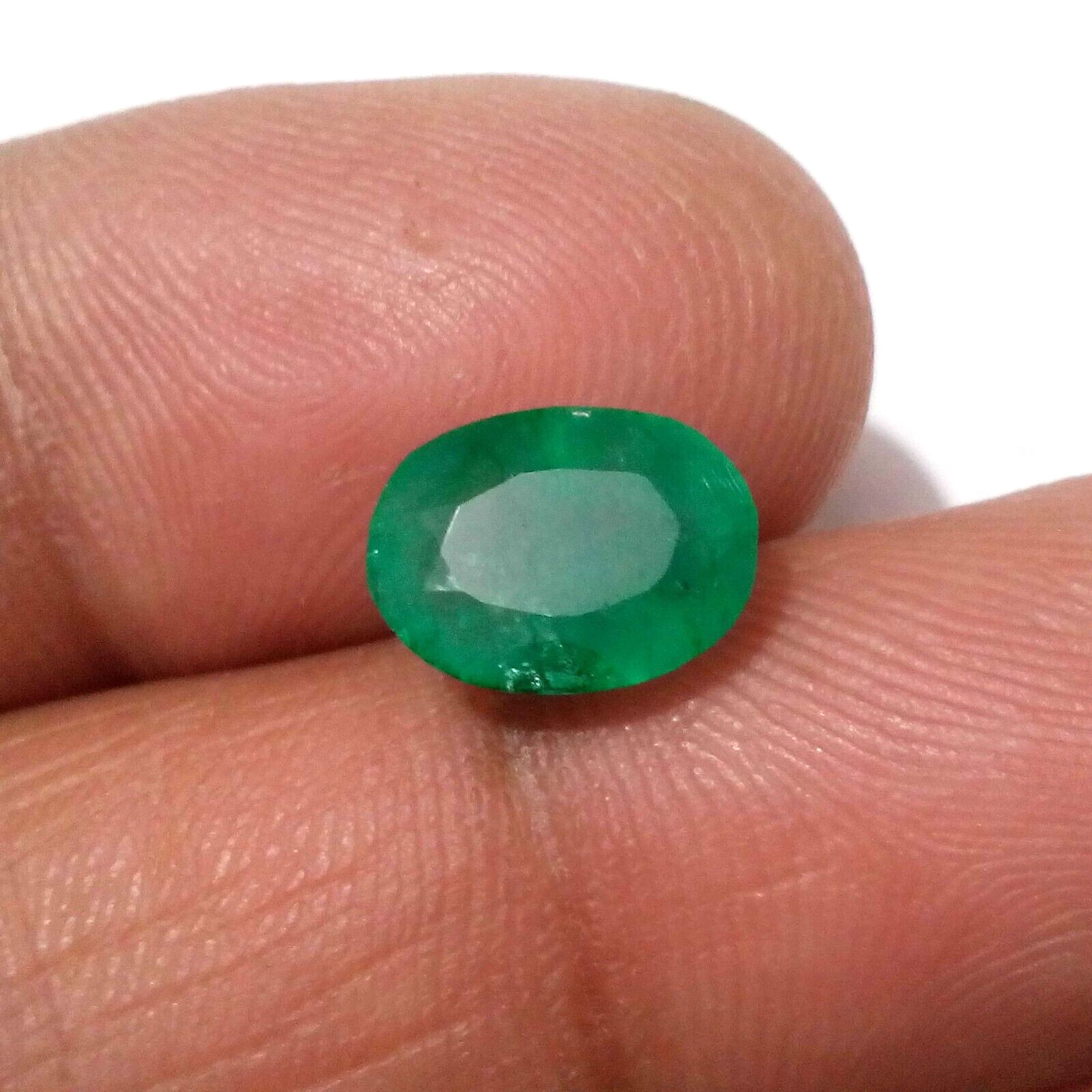 Ultimate Zambian Emerald Oval Shape 3.30 Crt Pretty Green Faceted Loose Gemstone