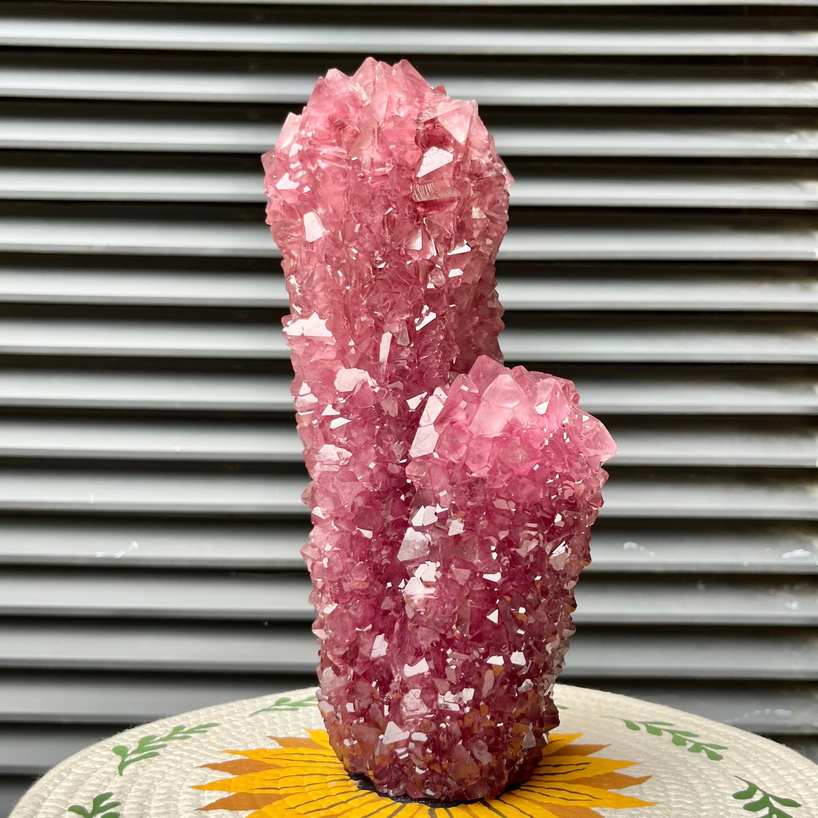 5.5 lb Alum Crystal Cluster Tower Point Mineral Specimen Decor Collectible